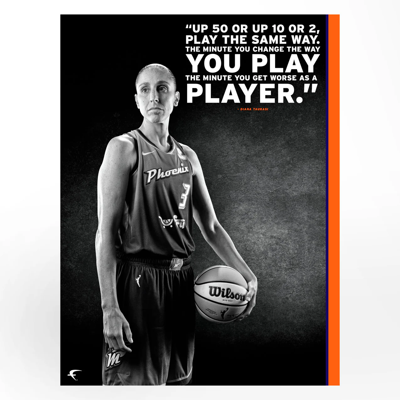 Diana Taurasi - Inspirational - Peel & Stick Poster - Official WNBA - Phoenix Mercury - Reusable Vinyl Wall Decal - Image 3