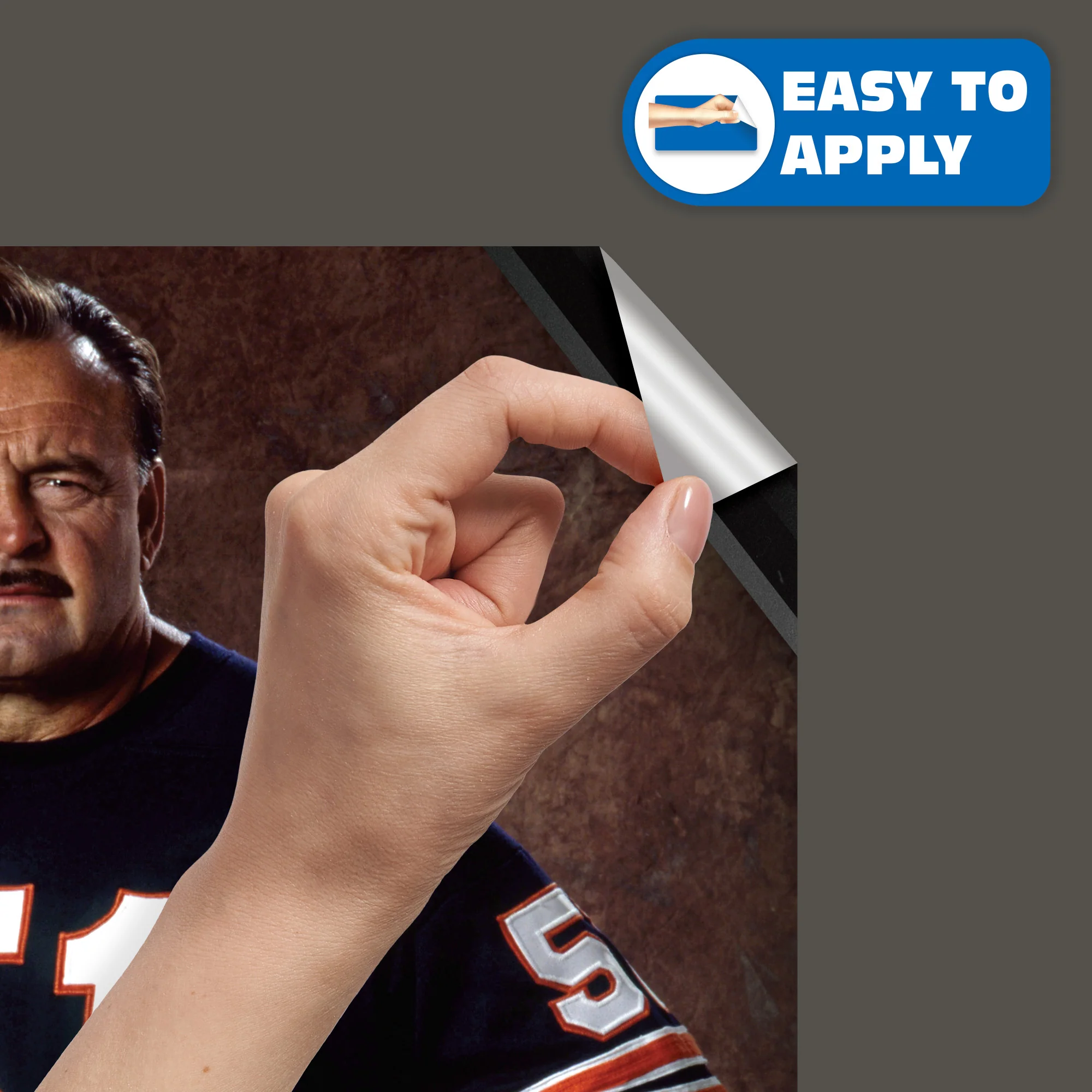 Dick Butkus Legend - RealBig Collection - Official NFL - Chicago Bears - Reusable Vinyl Wall Decals - Image 4