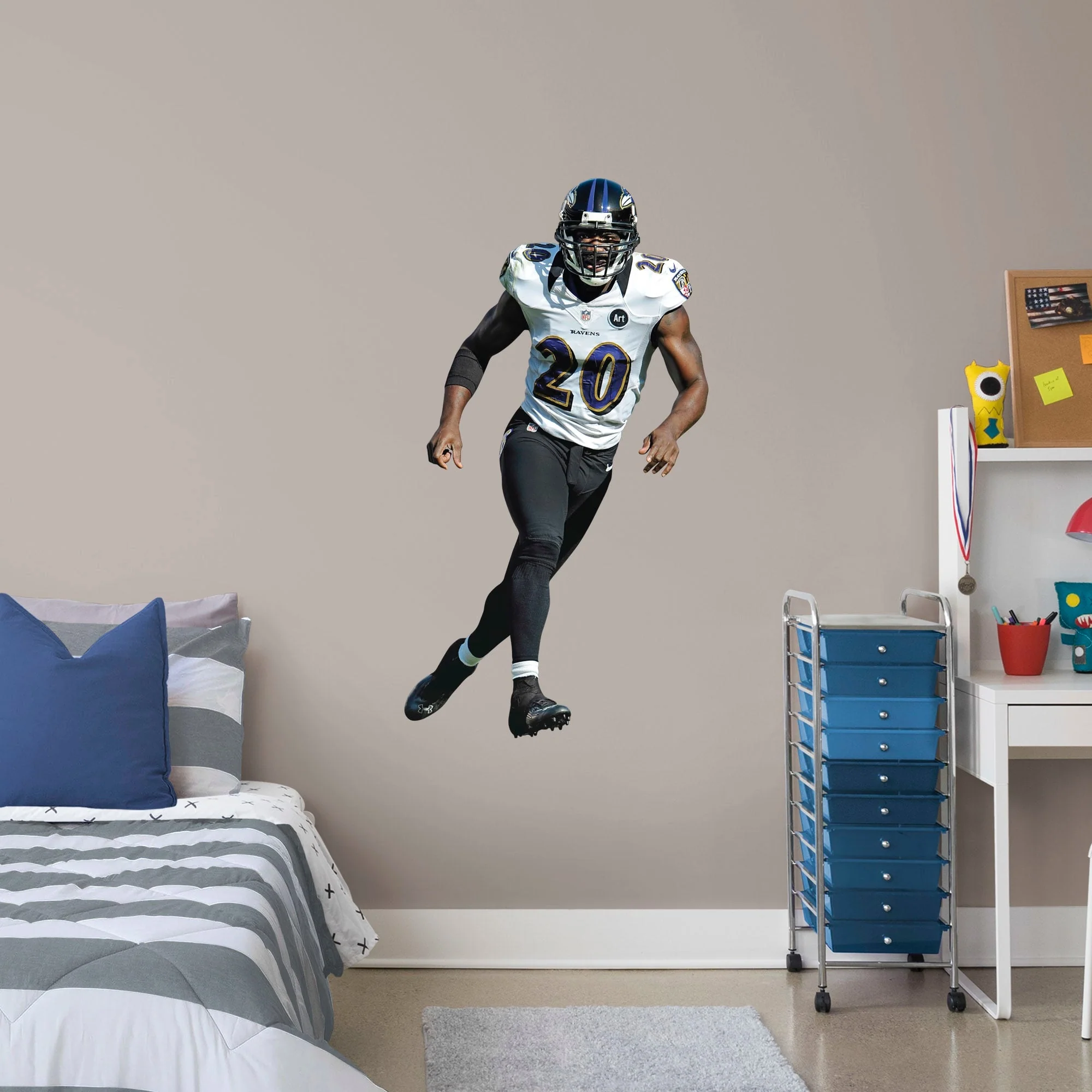 Ed Reed - RealBig Legend Collection - Official NFL - Reusable Vinyl Wall Decals - Image 3