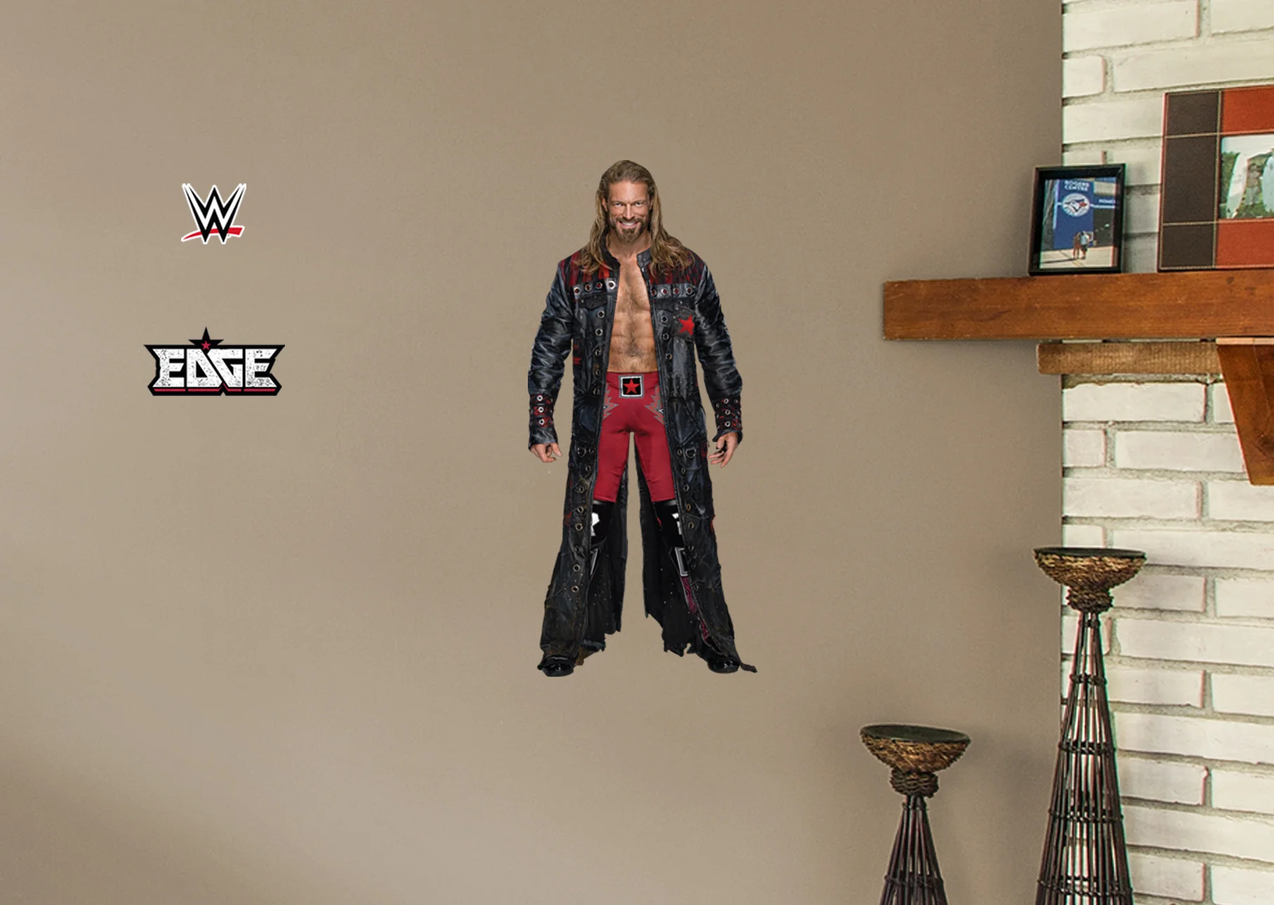 Edge - RealBig Collection - Official WWE - Reusable Vinyl Wall Decals - Image 2