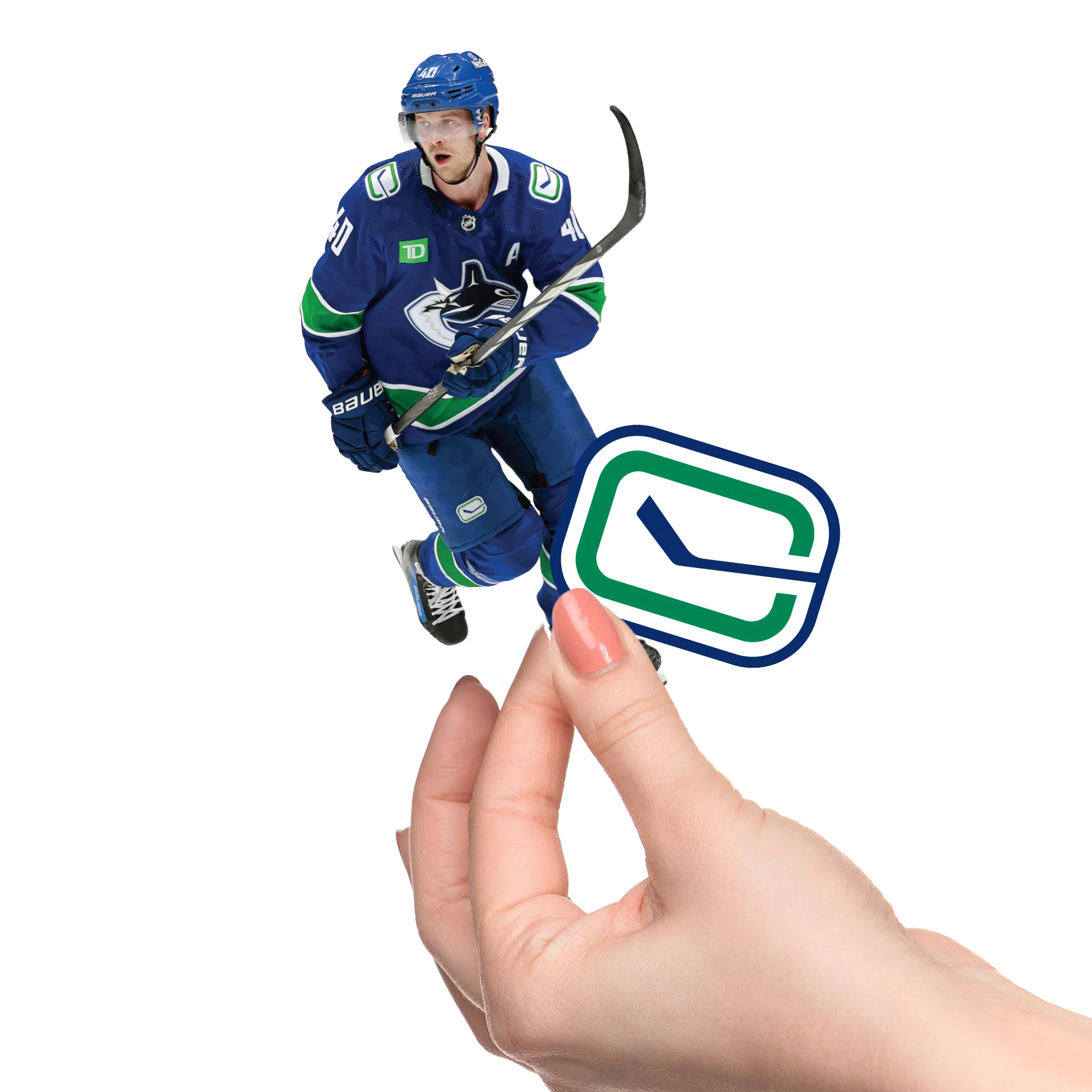Elias Pettersson - 5 Minis (Mixed Sizes) - Official NHL - Vancouver Canucks - Reusable Vinyl Decals