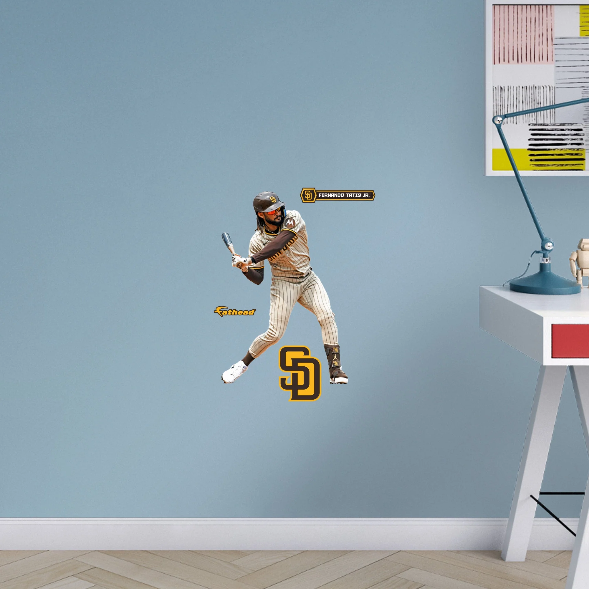 Fernando Tatis Jr. - RealBig Swing Collection - Official MLB - San Diego Padres - Reusable Vinyl Wall Decals - Image 7