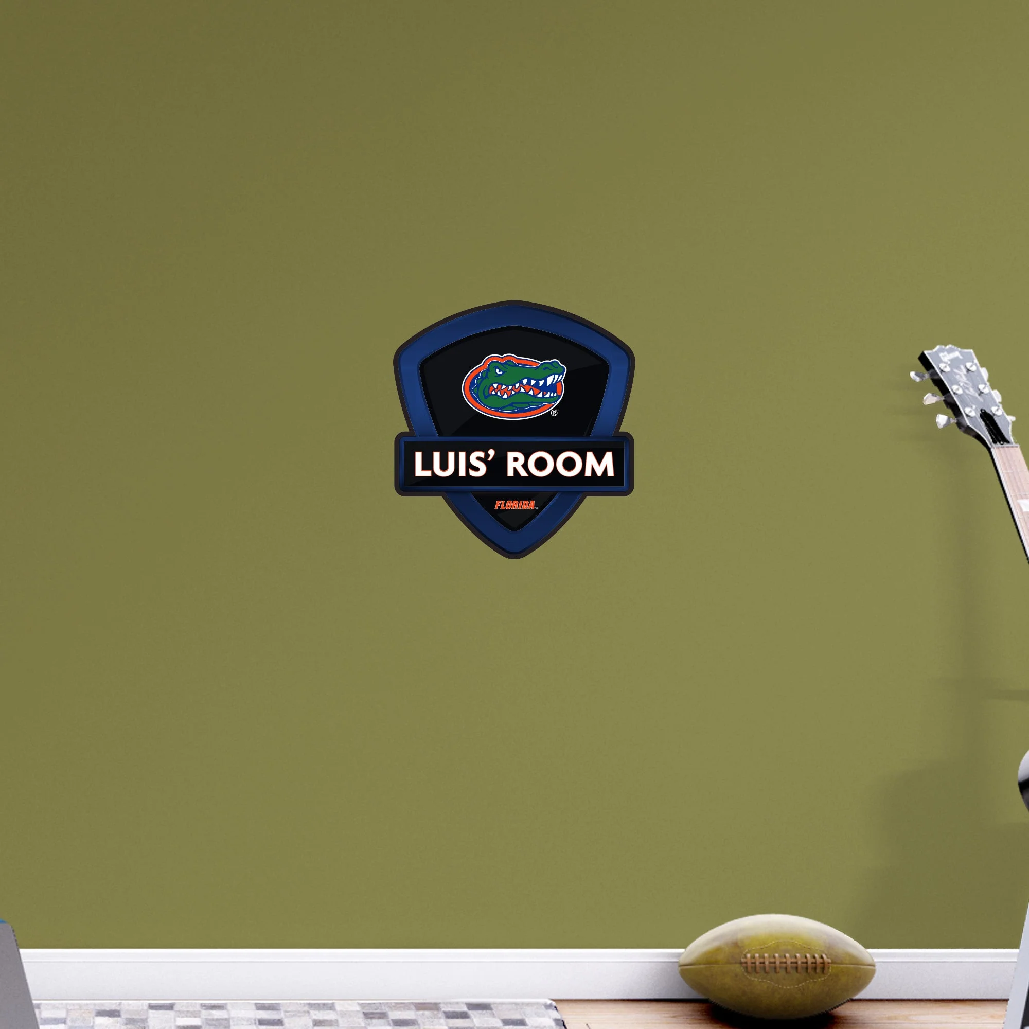 Florida Gators - Badge - With Personalized Name - Official NCAA - Vinyl Transfer Decal - Image 5