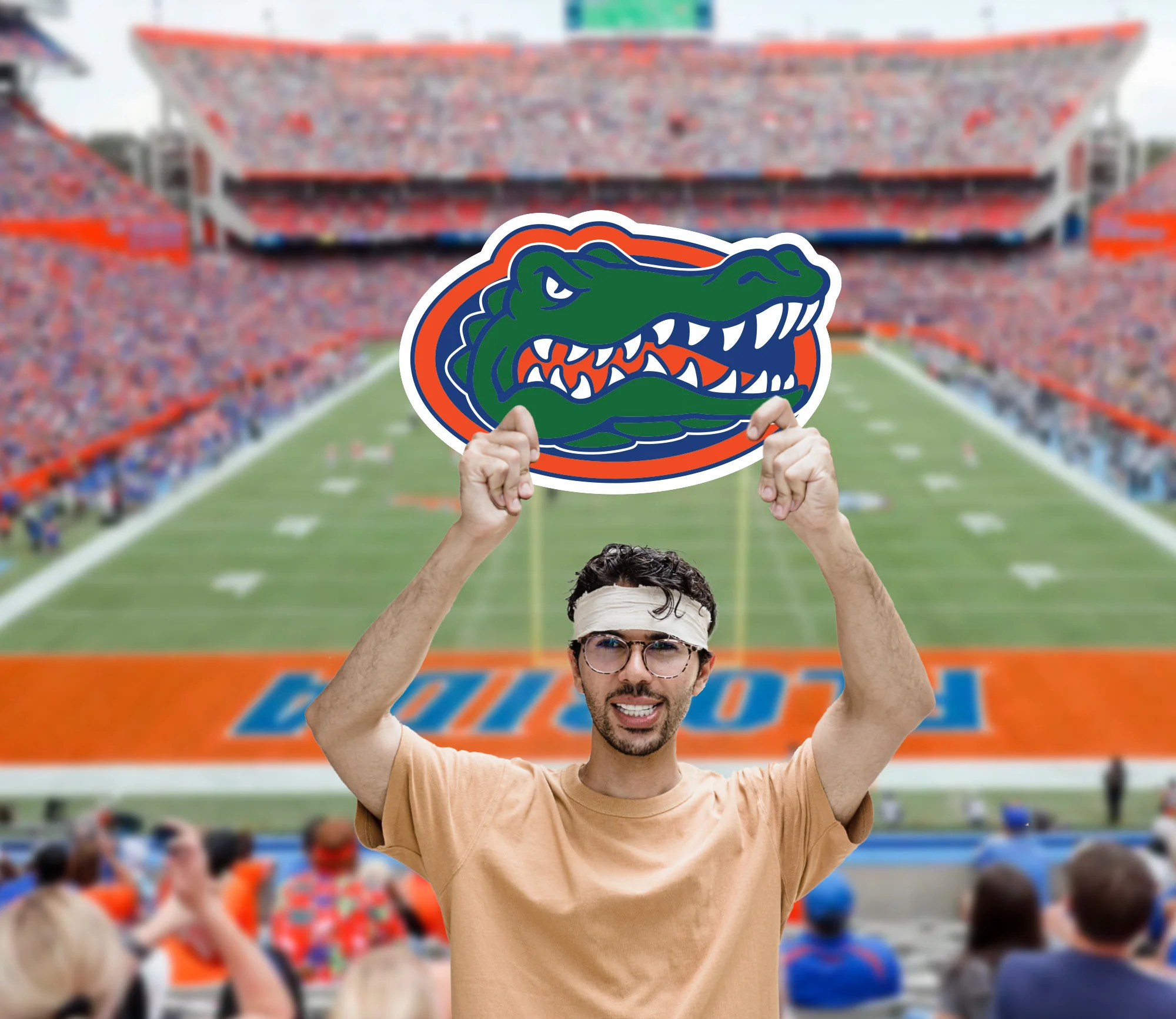 Florida Gators Logo - Big Head - Official NCAA - Foam Core Cutout - Image 4