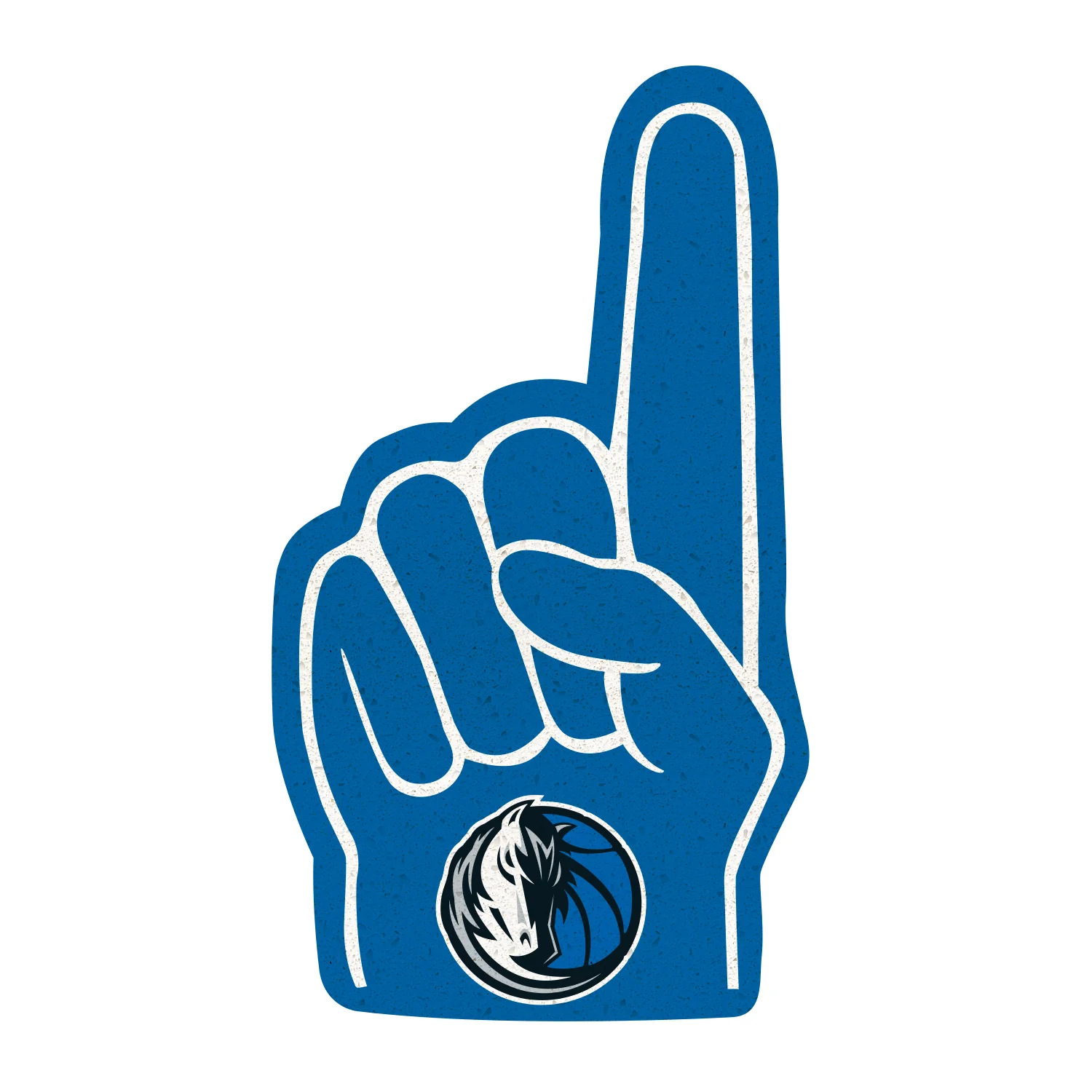 Foam Finger - Big Head - Official NBA - Dallas Mavericks - Foam Core Cutout - Image 2