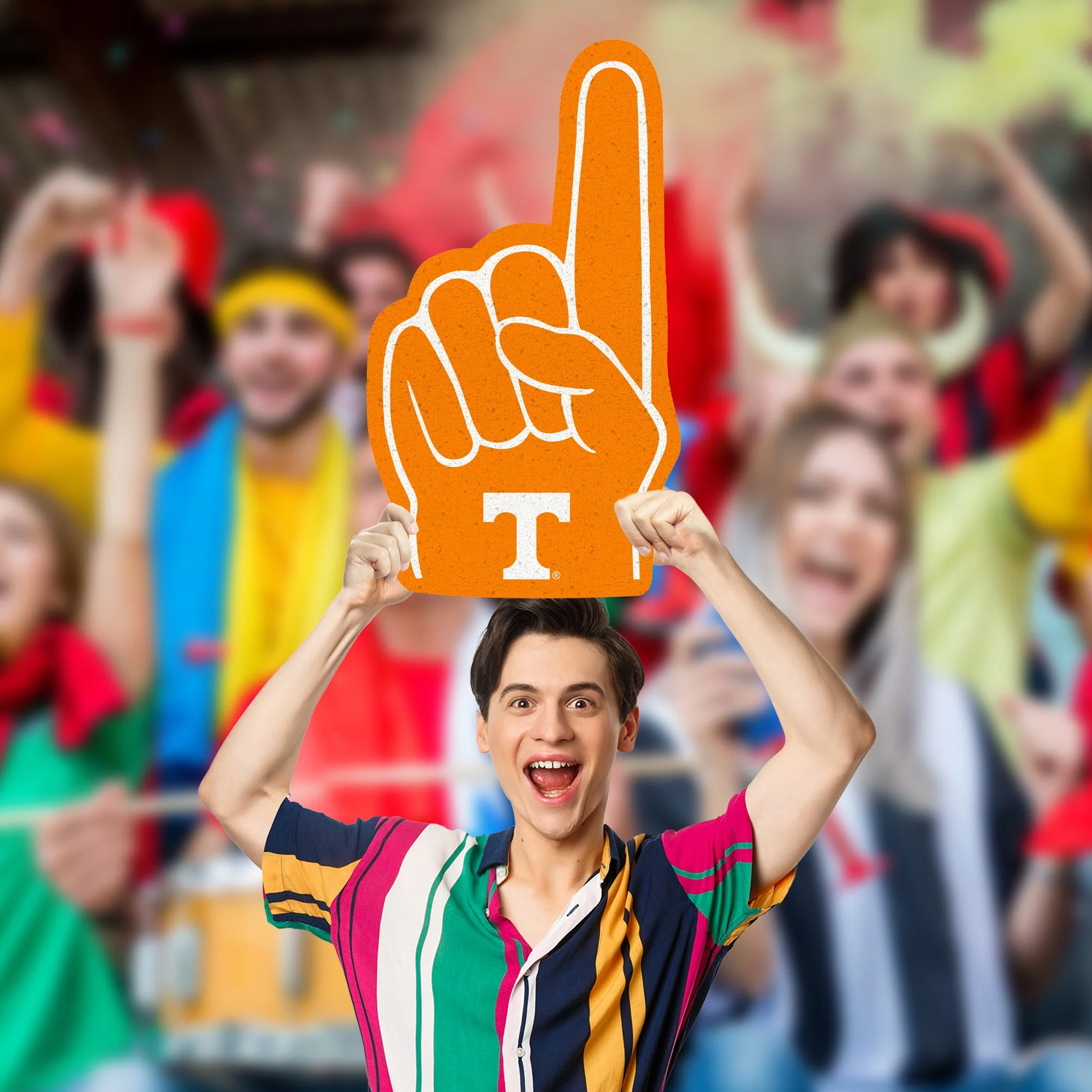 Foam Finger - Big Head - Official NCAA - Tennessee Volunteers - Foam Core Cutout - Image 3