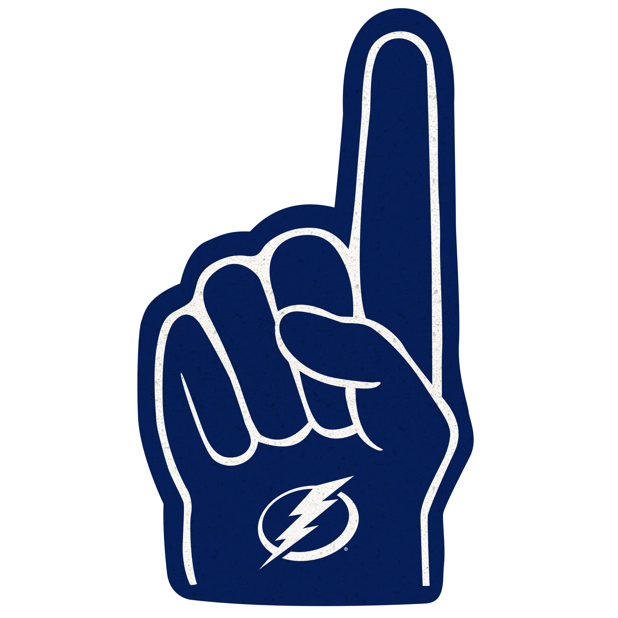 Foam Finger - Big Head - Official NHL - Tampa Bay Lightning - Foam Core Cutout - Image 2