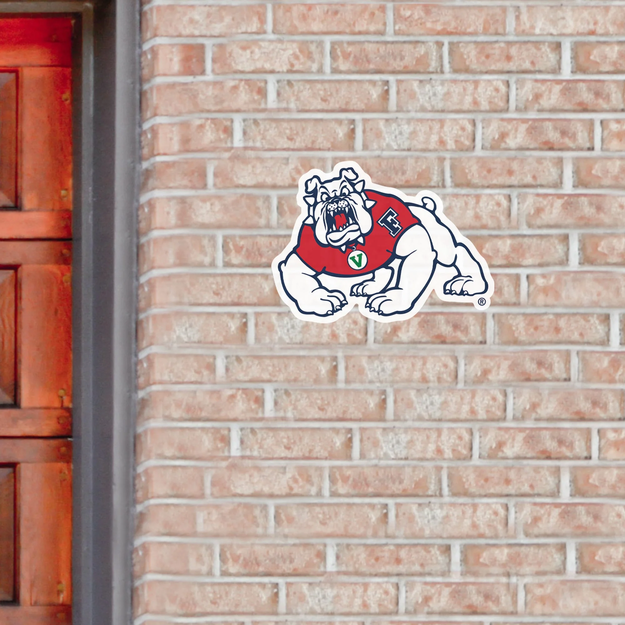 Fresno State Bulldogs - Logo - Outdoor Wall Decals - Official NCAA - Scratch Resistant Alumigraphics Smooth - Image 3