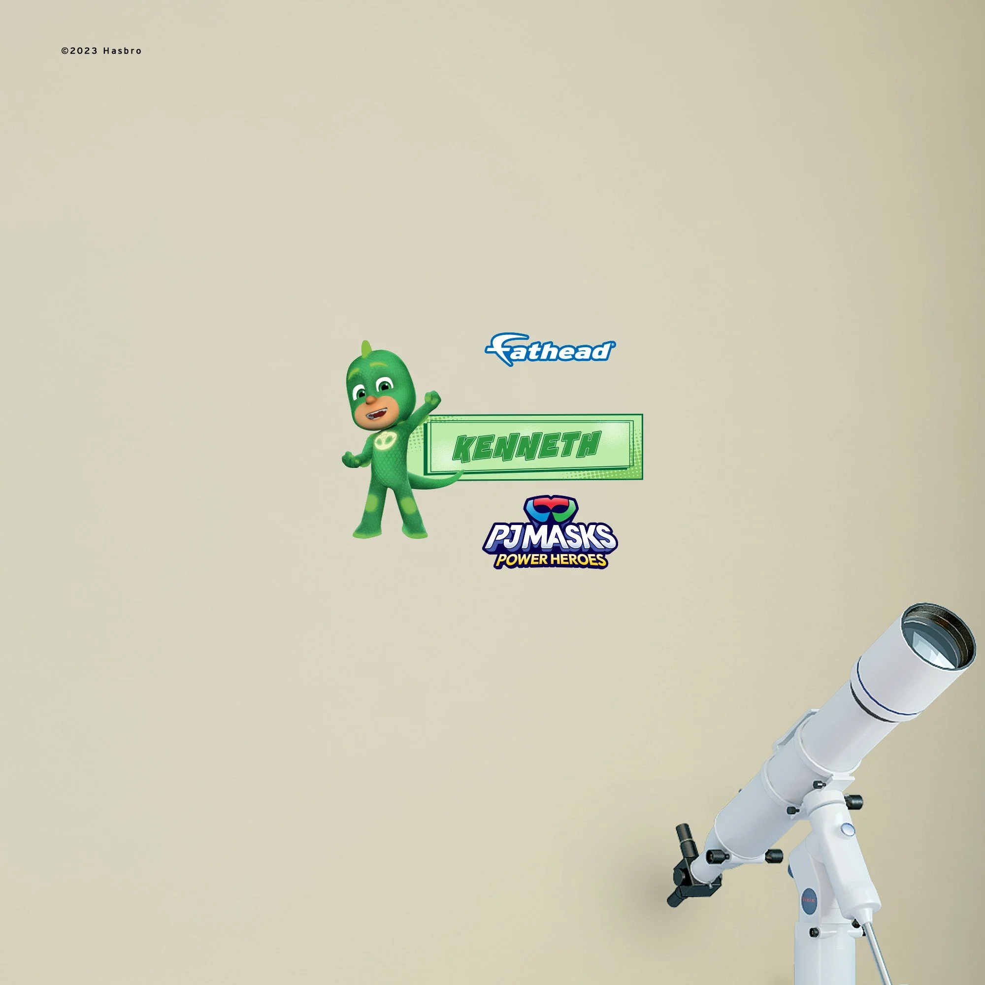 Gekko - PJ Masks - RealBig Collection - Official Hasbro - Reusable Vinyl Wall Decals #3 - Image 5