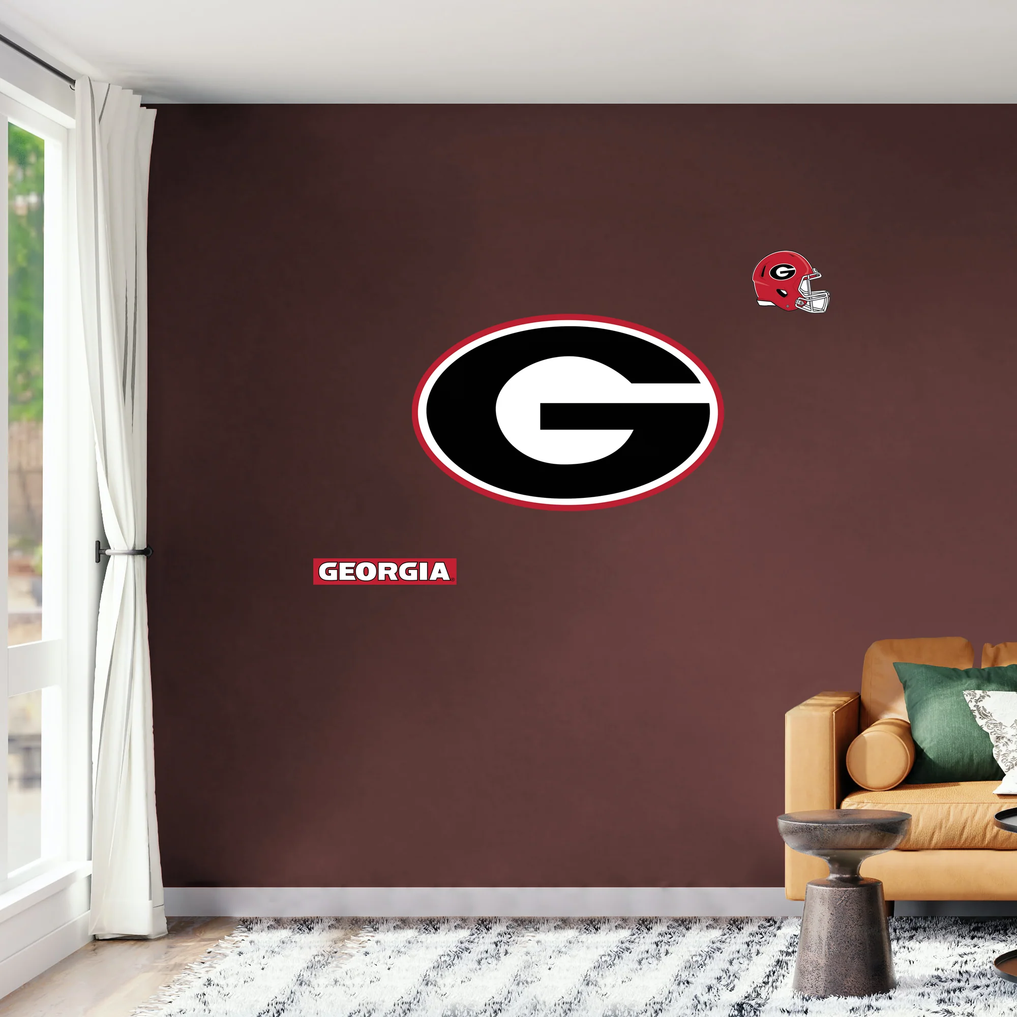 Georgia Bulldogs - RealBig G Logo Collection - Official NCAA - Reusable Vinyl Wall Decals - Image 3