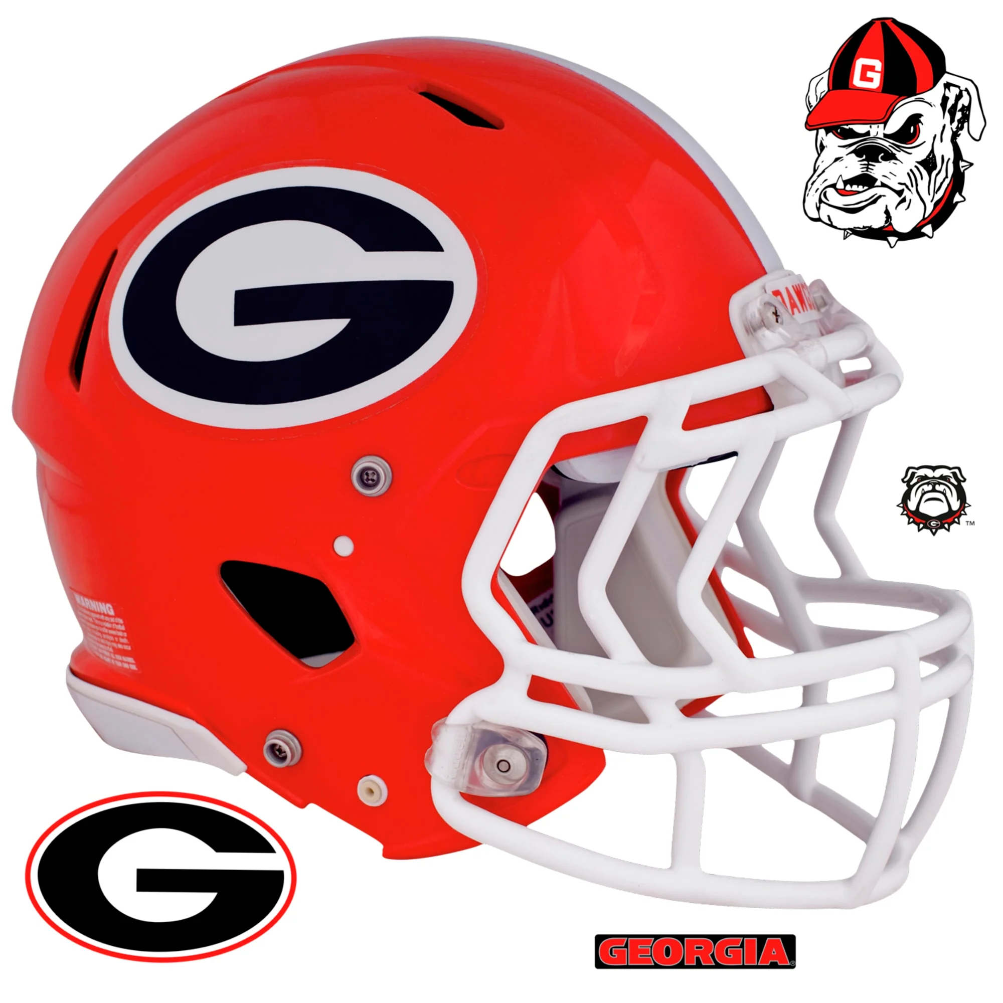 Georgia Bulldogs - RealBig Helmet Collection - Official NCAA - Reusable Vinyl Wall Decals