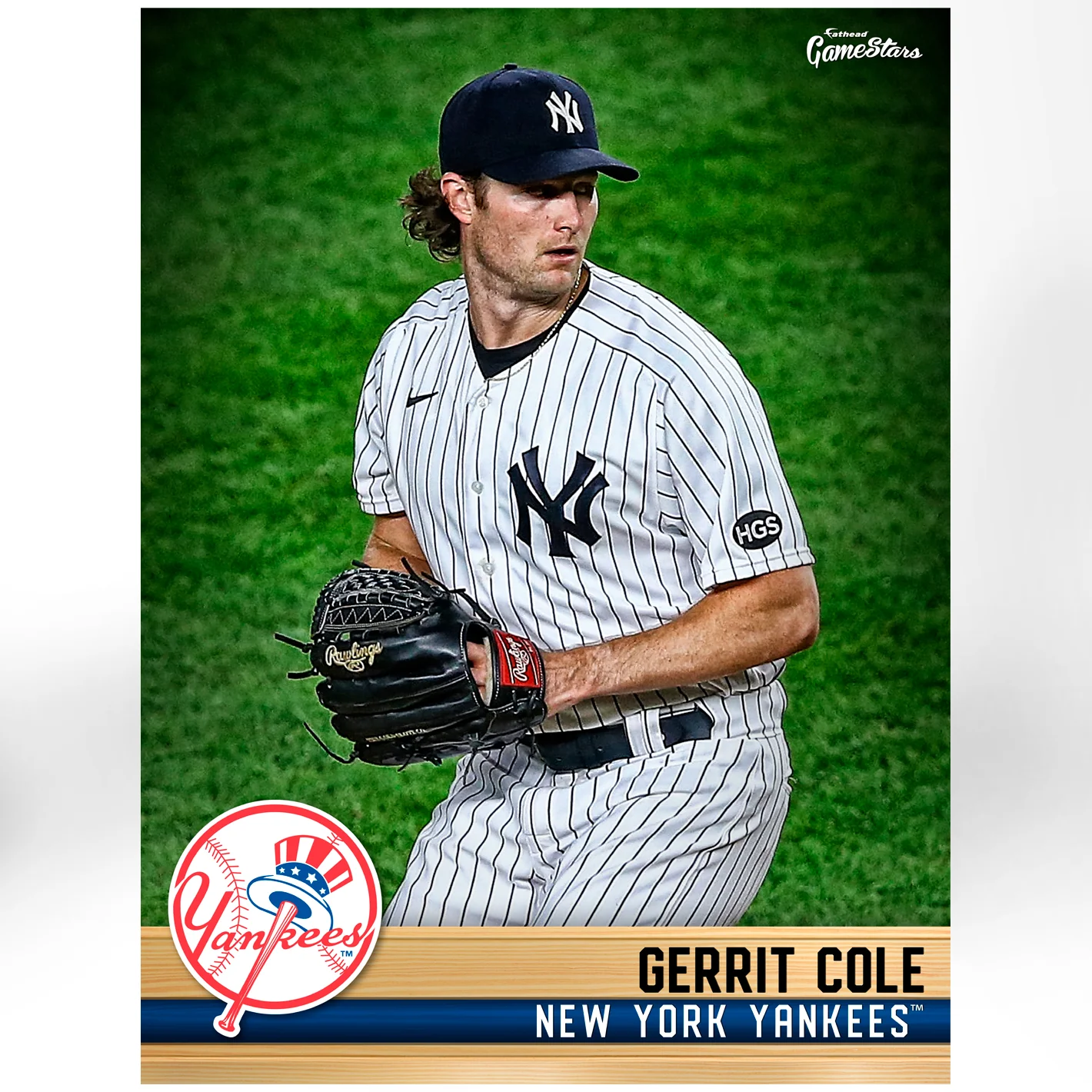 Gerrit Cole - GameStars Series - Peel & Stick Poster - Official MLB - New York Yankees - Reusable Vinyl Wall Decal - Image 2
