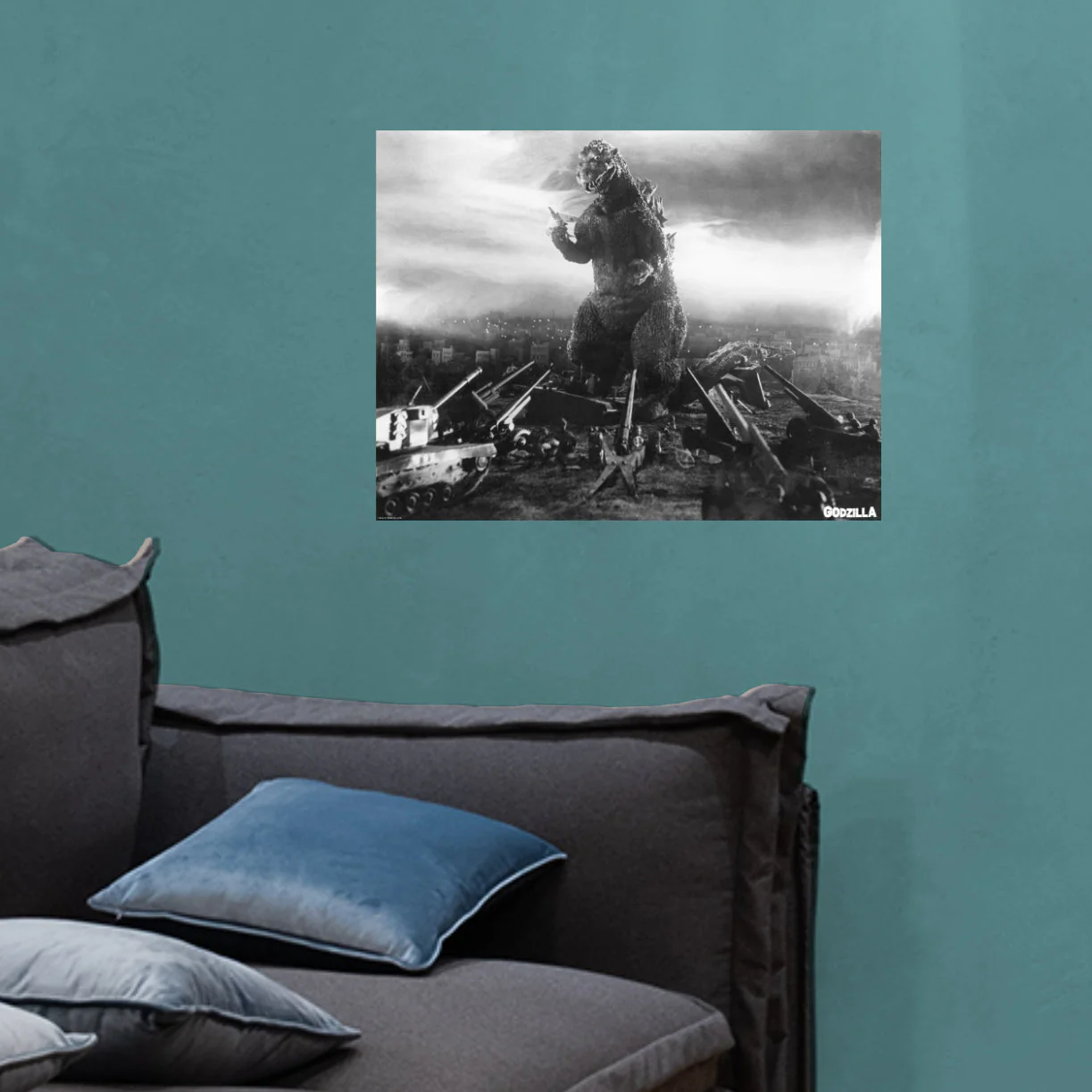 Godzilla 1954 Movie Scene - Movie Scene - Peel & Stick Poster - Official Toho - Godzilla - Reusable Vinyl Wall Decal - Image 6