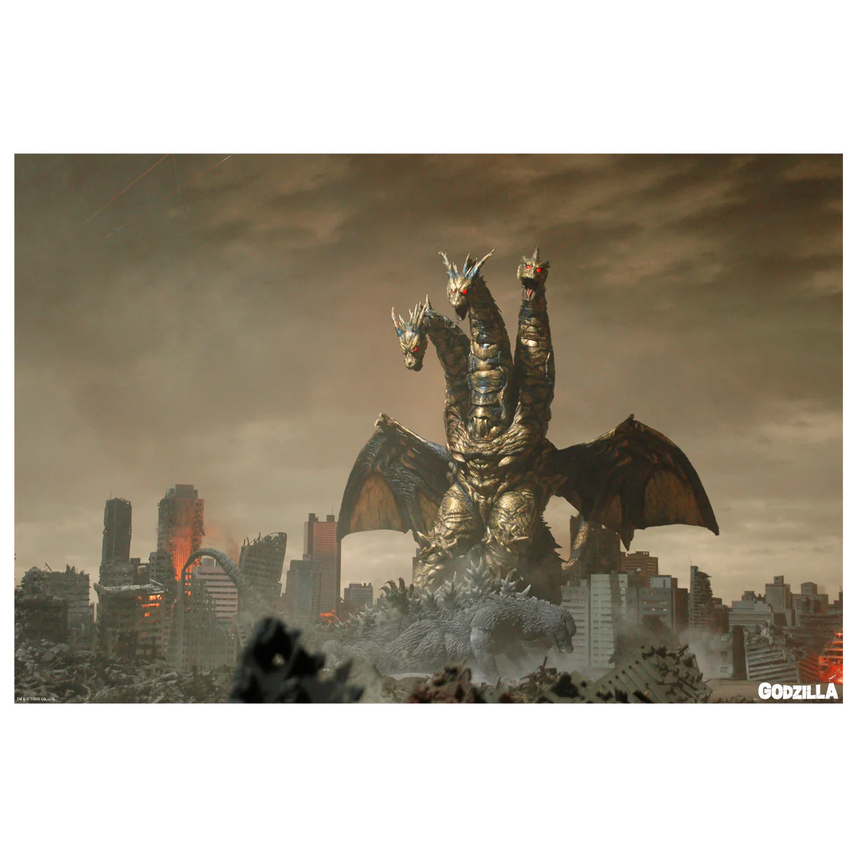 Godzilla - Movie Scene - Peel & Stick Poster - Official Toho - Godzilla Final Wars - Reusable Vinyl Wall Decal - Image 2