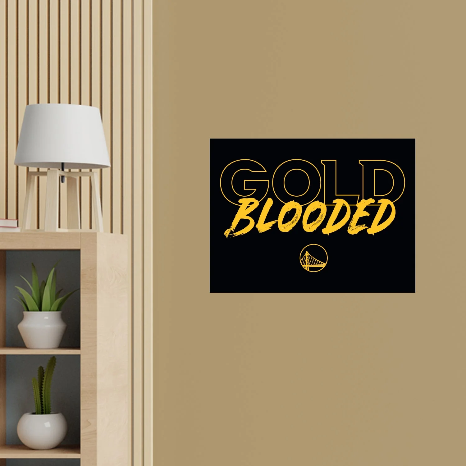 Golden State Warriors - RealBig Hype Logo Collection - Official NBA - Reusable Vinyl Wall Decals - Image 4