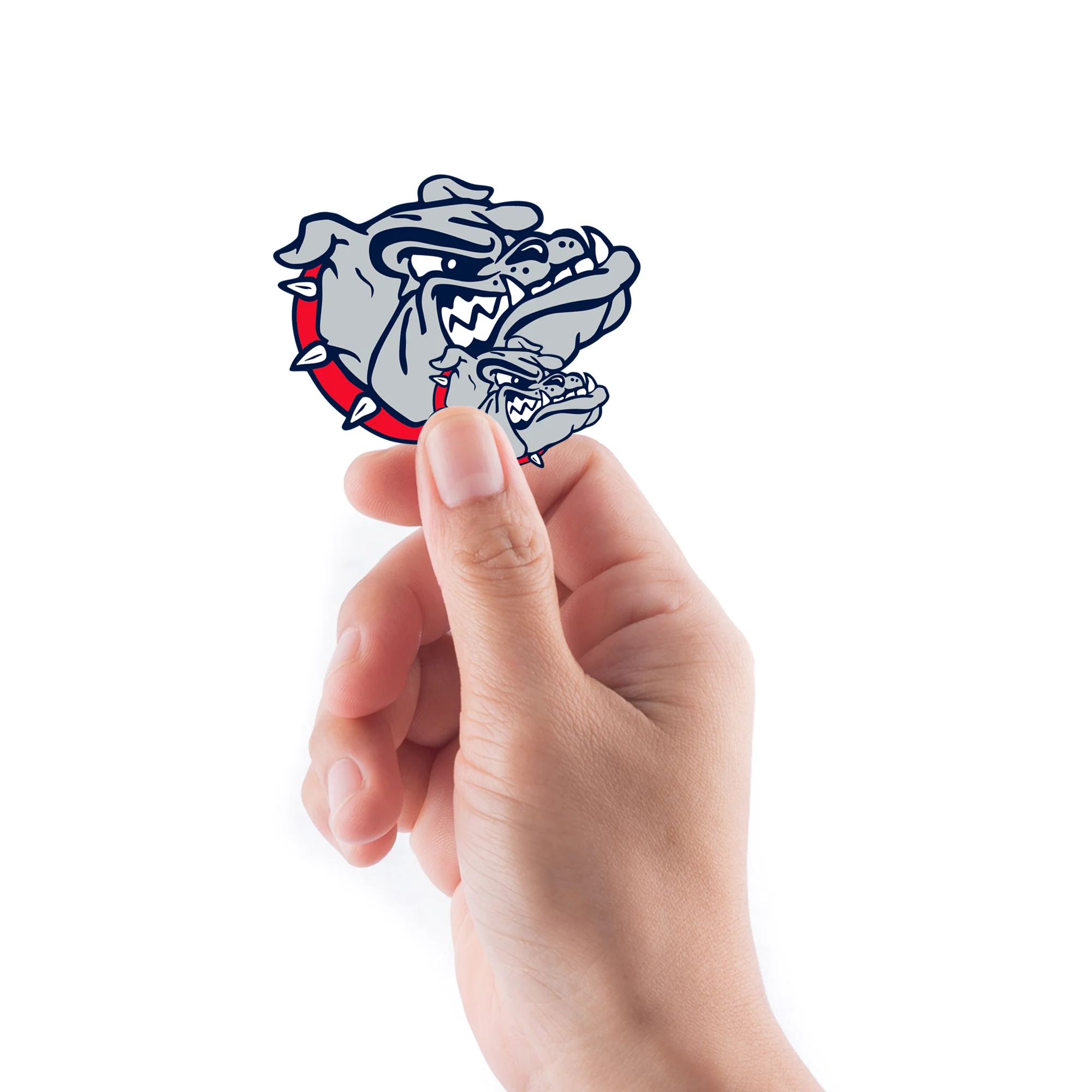 Gonzaga Bulldogs - 5 Logo Minis (Mixed Sizes) - Official NCAA - Reusable Vinyl Decals