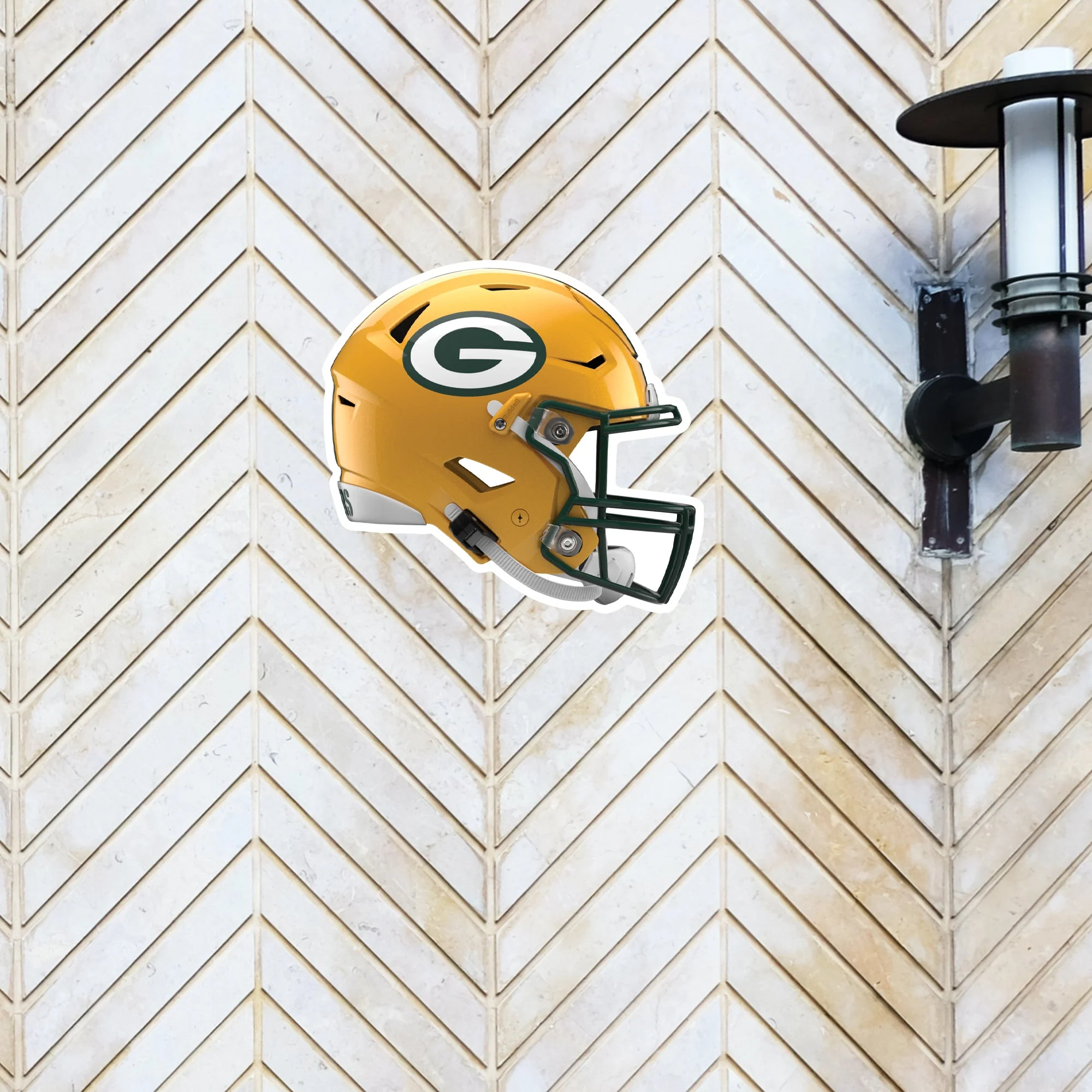 Green Bay Packers - Helmet - Outdoor Wall Decal - Official NFL - Scratch Resistant Alumigraphics Smooth - Image 3