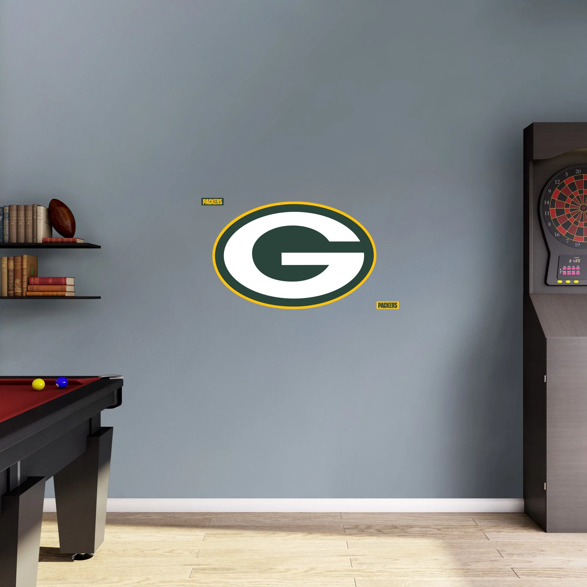 Green Bay Packers - RealBig Logo Collection - Official NFL - Reusable Vinyl Wall Decals - Image 4