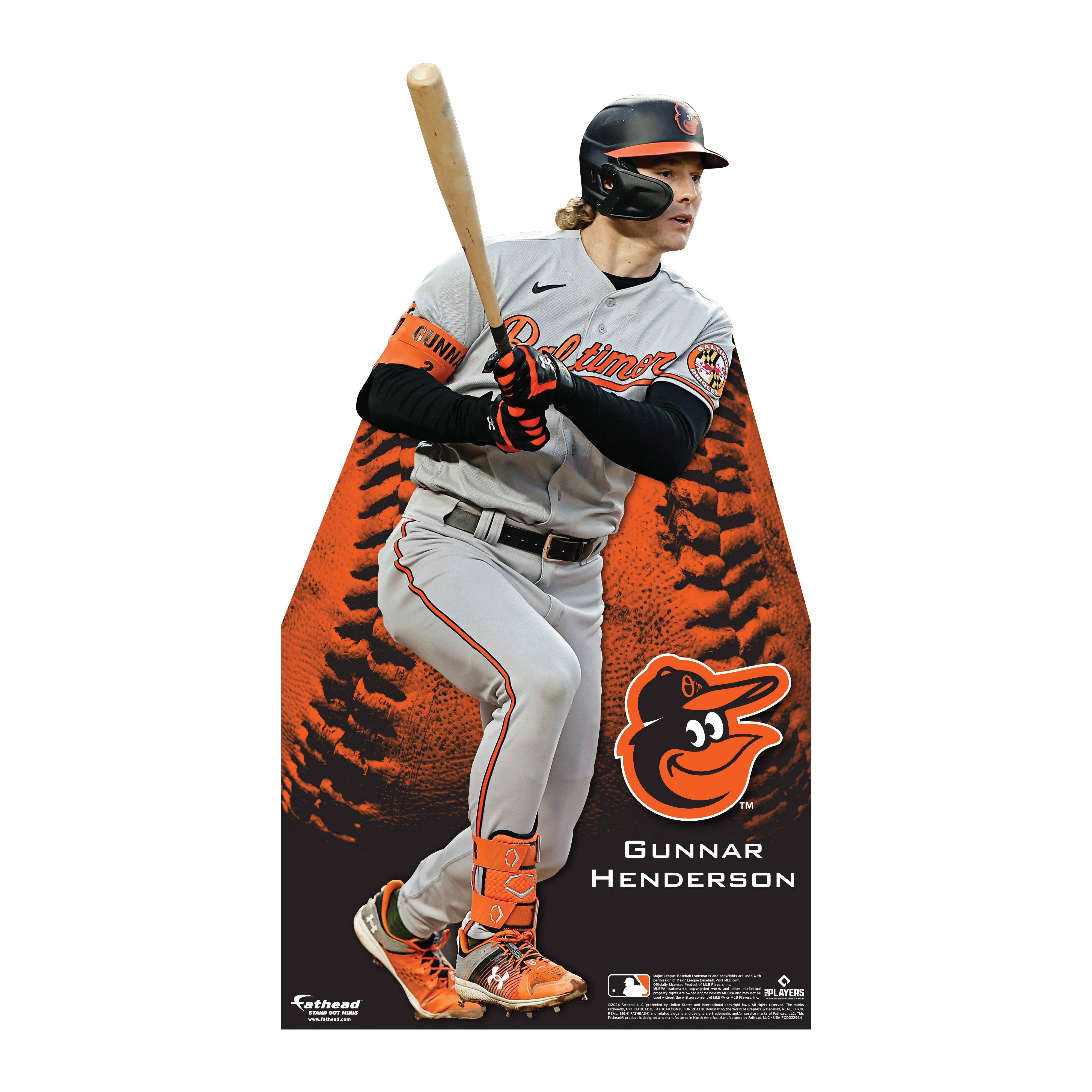 Gunnar Henderson - Mini Stand Out - Official MLB - Baltimore Orioles - Cardstock Cutout - Image 2