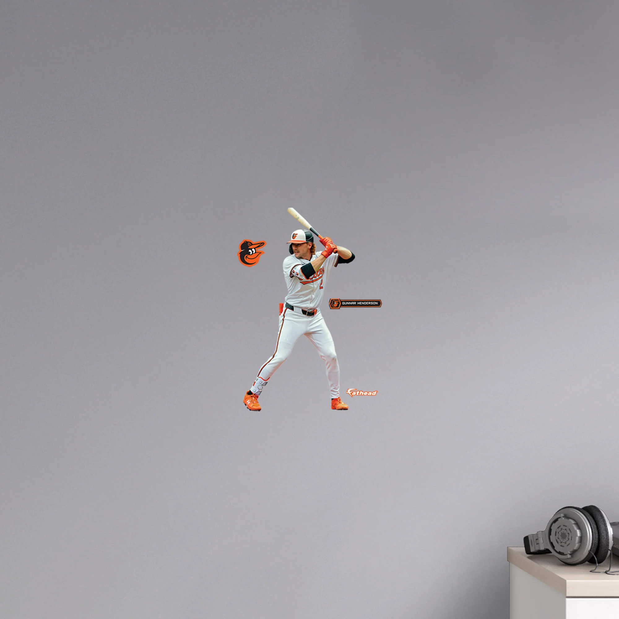 Gunnar Henderson - RealBig Collection - Official MLB - Baltimore Orioles - Reusable Vinyl Wall Decals #2 - Image 7