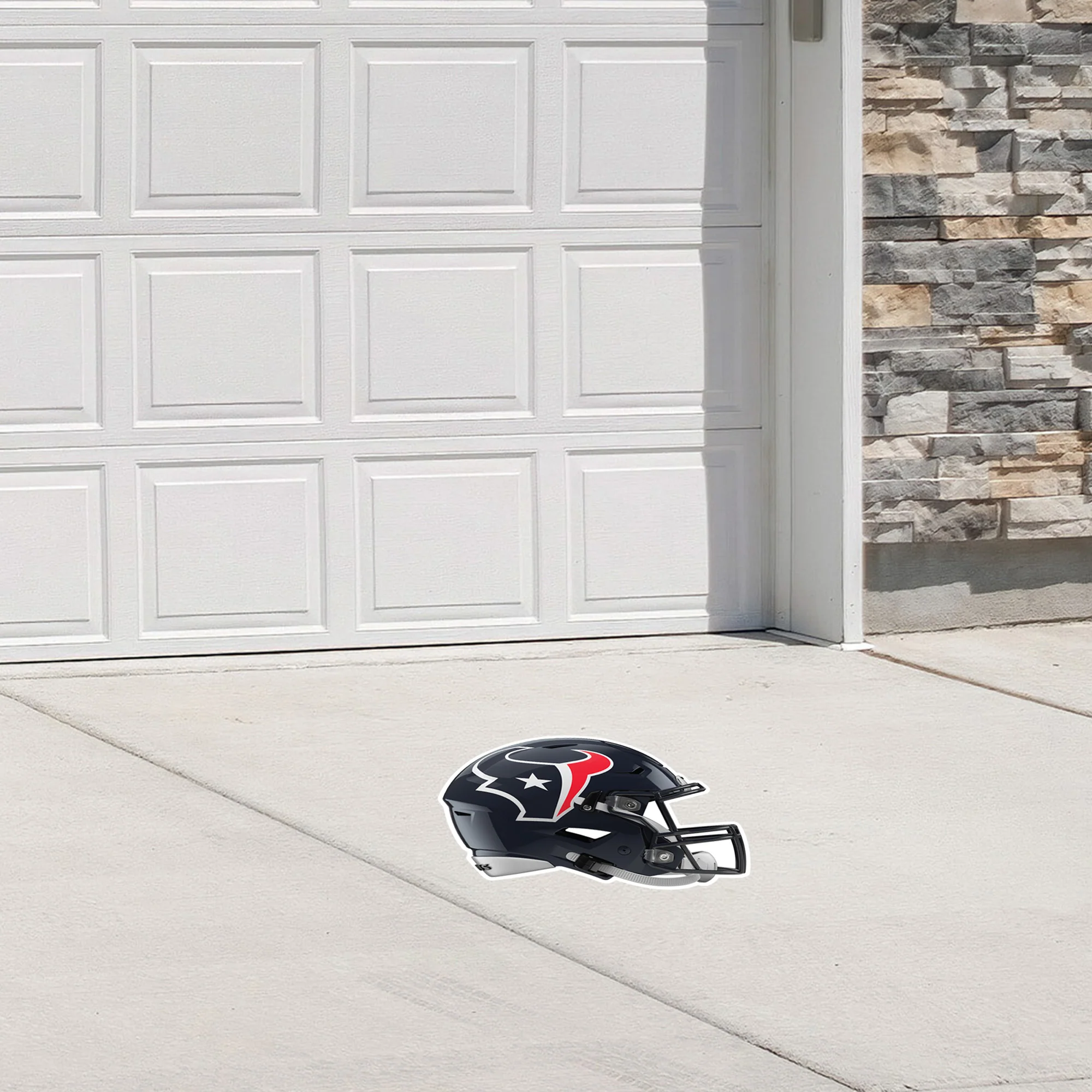 Houston Texans - Helmet - Outdoor Floor Decal - Official NFL - Scratch Resistant Alumigraphics Grip - Image 3