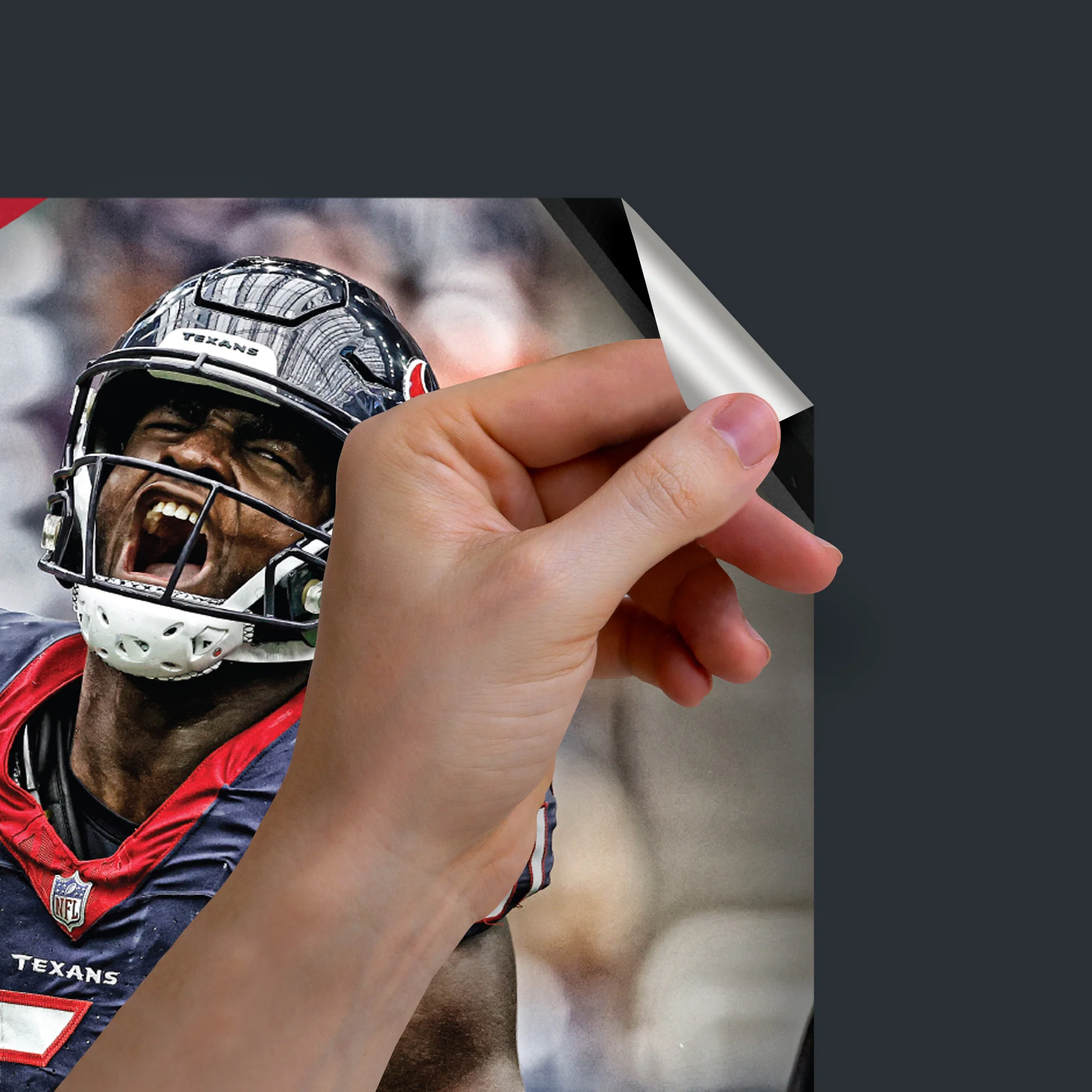 Will Anderson Jr. - RealBig Collection - Official NFL - Houston Texans - Reusable Vinyl Wall Decals - Image 4