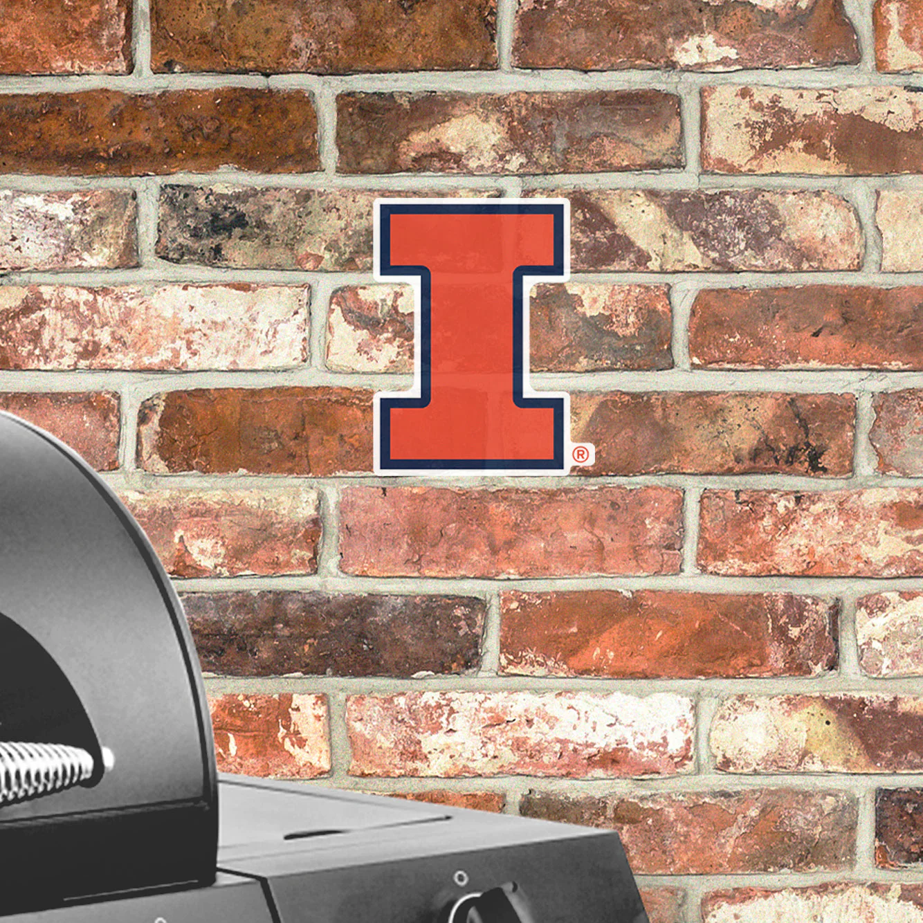 Illinois Fighting Illini - Logo - Outdoor Wall Decals - Official NCAA - Scratch Resistant Alumigraphics Smooth - Image 3