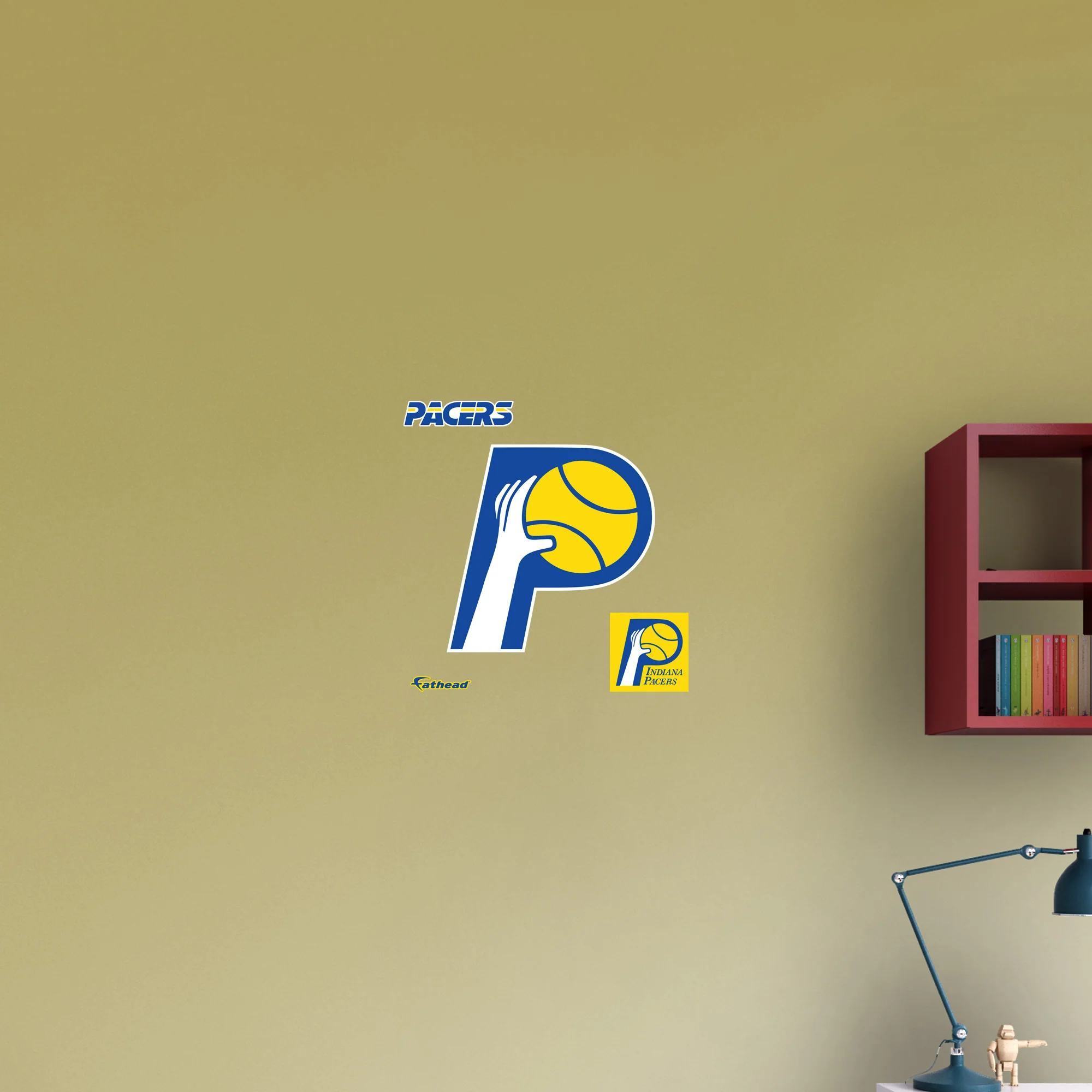 Indiana Pacers - RealBig Classic Logo Collection - Official NBA - Reusable Vinyl Wall Decals - Image 7
