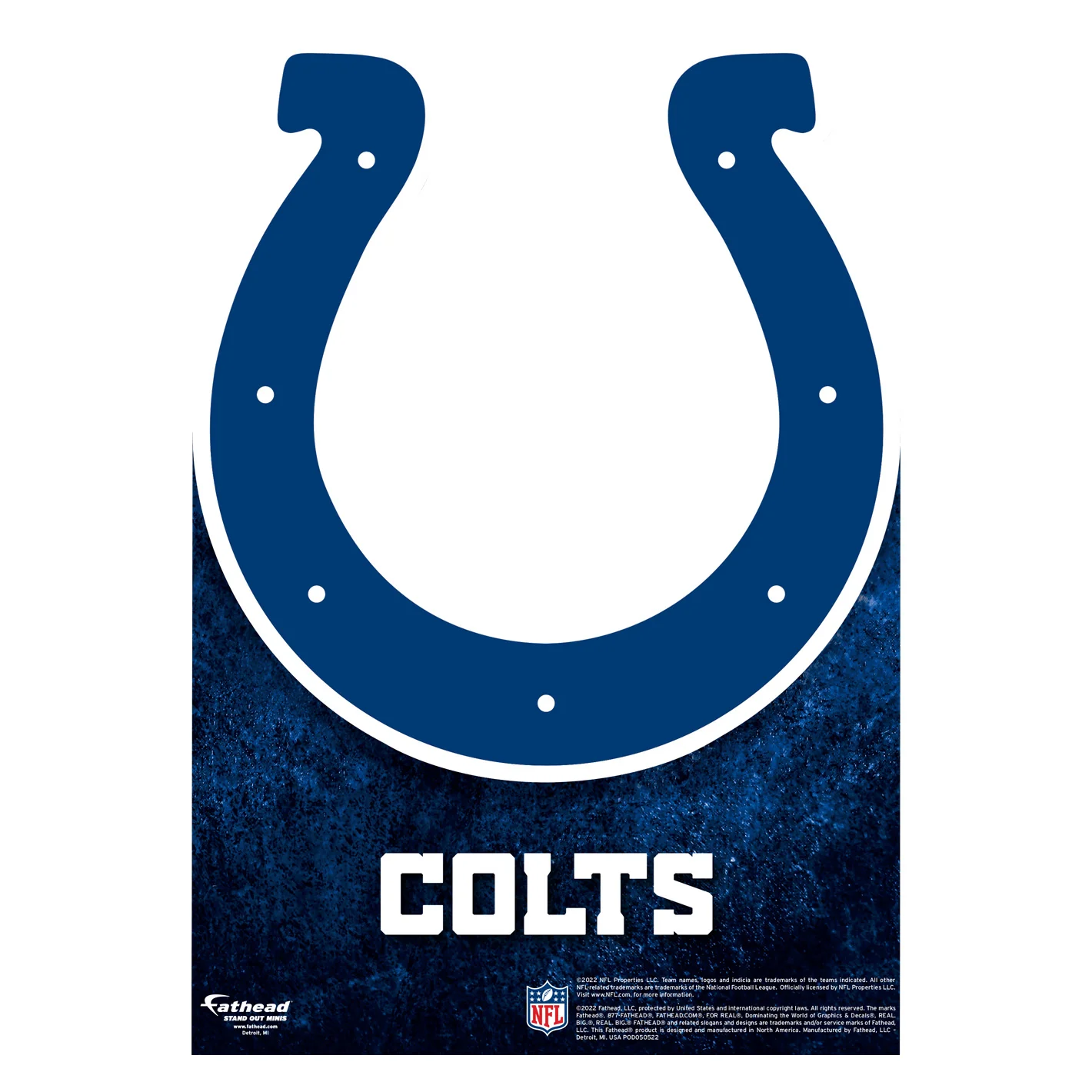 Indianapolis Colts Logo - Mini Stand Out - Official NFL - Cardstock Cutout - Image 2