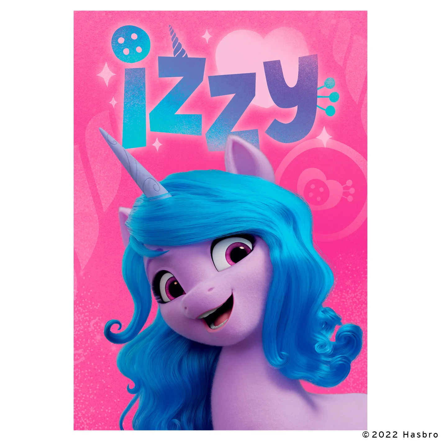 Izzy - Peel & Stick Poster - Official Hasbro - My Little Pony - Reusable Vinyl Wall Decal - Image 3