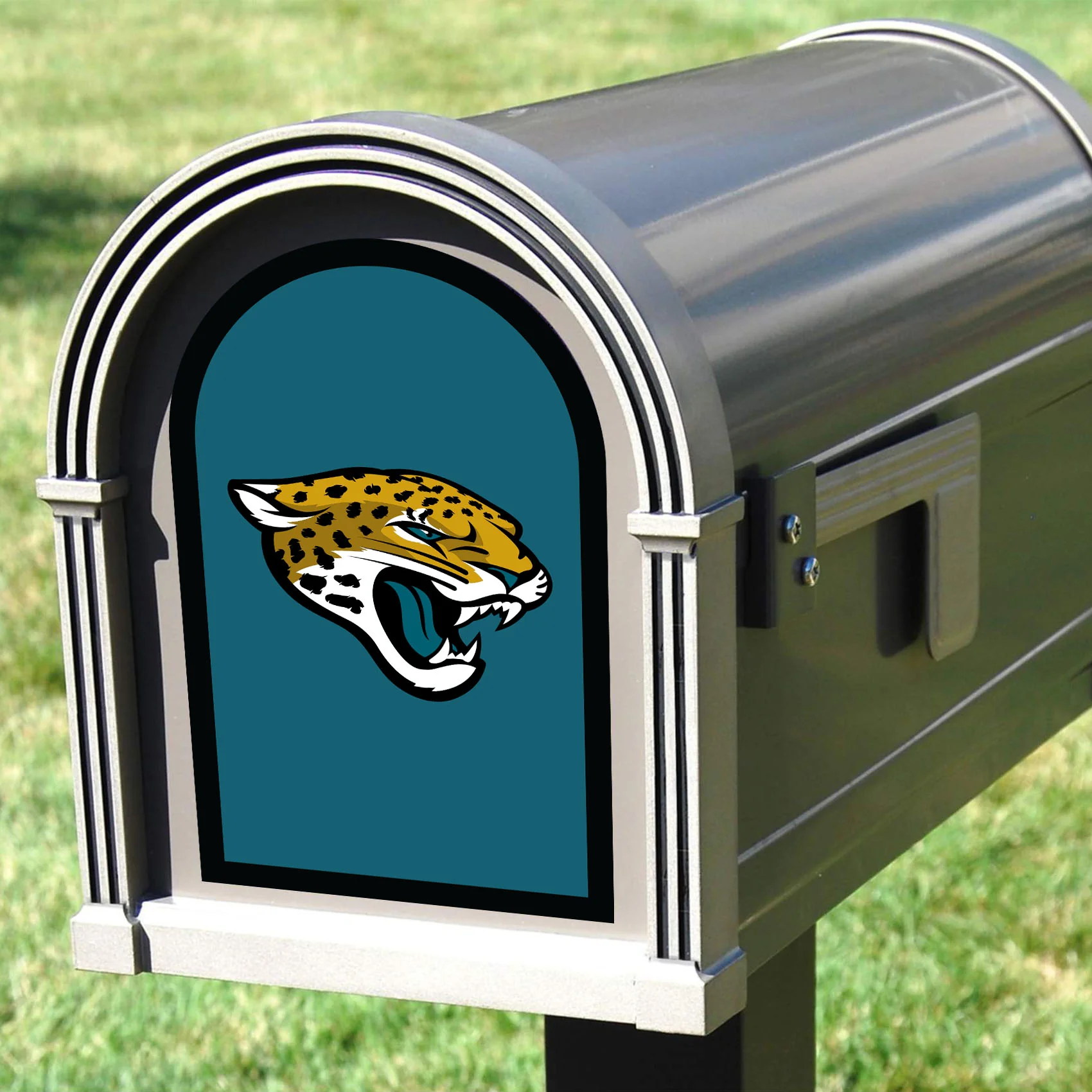 Jacksonville Jaguars - Mailbox Logo - Outdoor Wall Decal - Official NFL - Scratch Resistant Alumigraphics Smooth