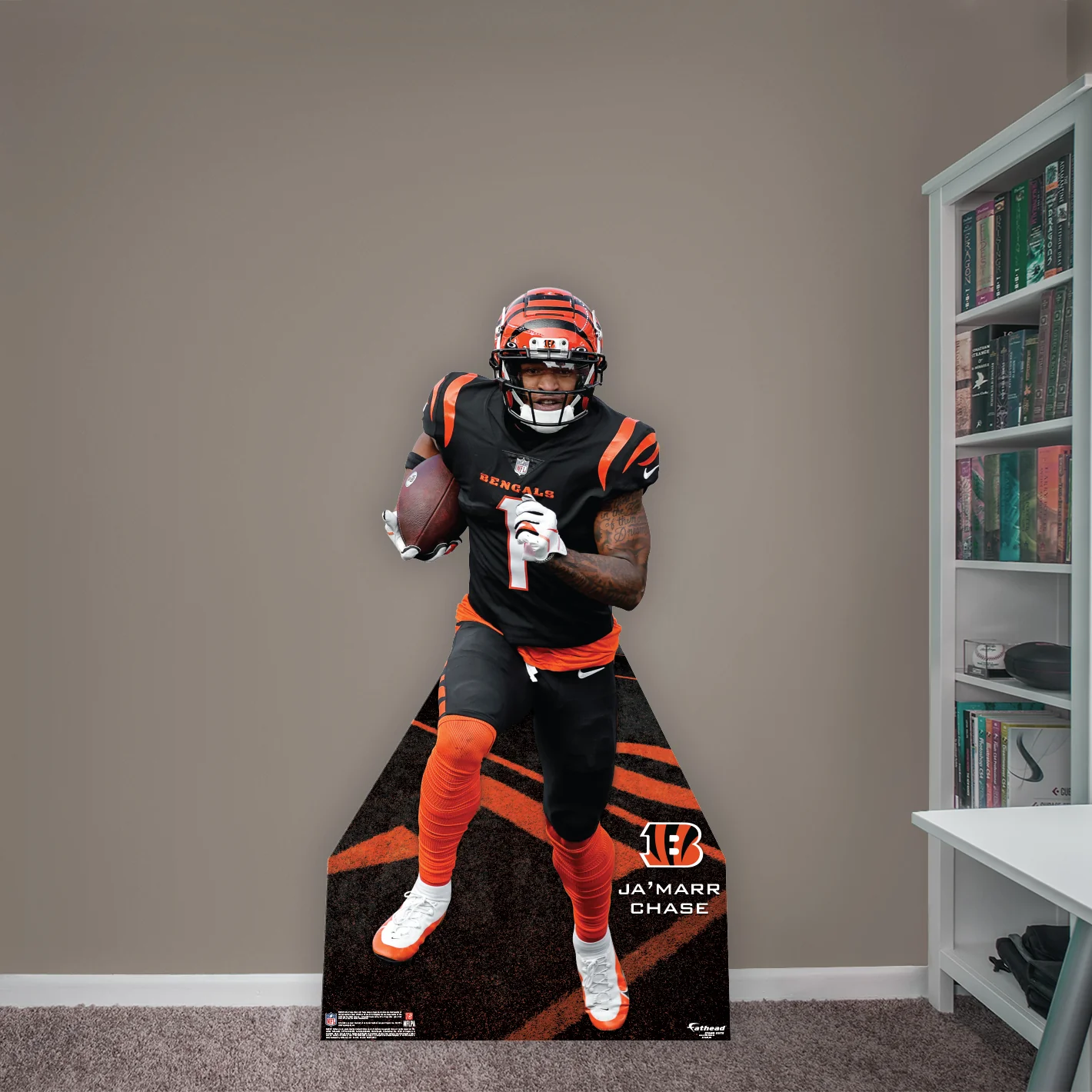 Ja'Marr Chase - Life-Size Stand Out - Official NFL - Cincinnati Bengals - Foam Core Cutout