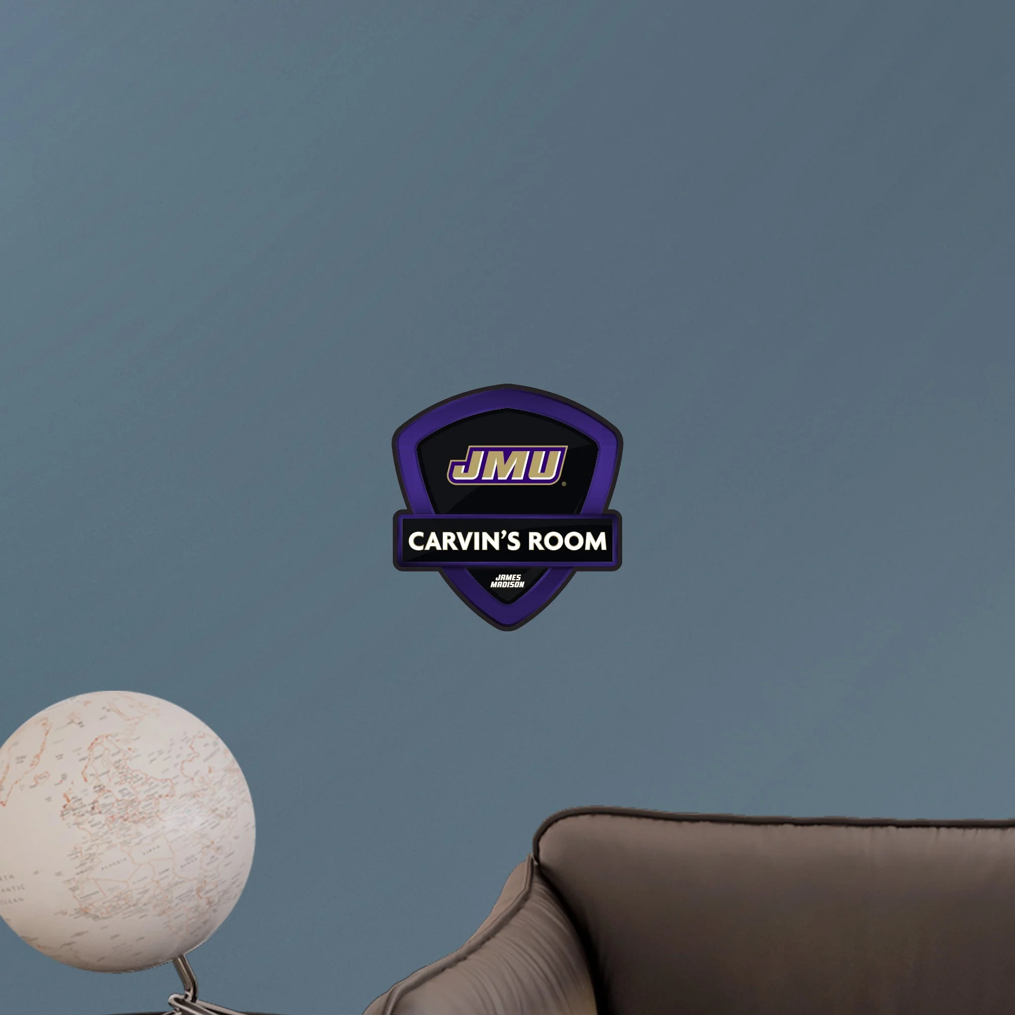 James Madison Dukes - Badge - With Personalized Name - Official NCAA - Vinyl Transfer Decal - Image 5