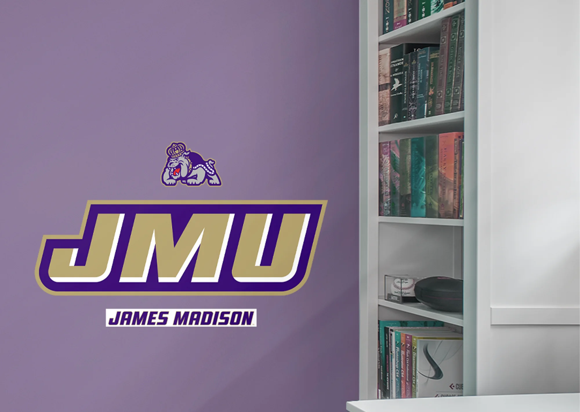 James Madison Dukes - RealBig JMU Logo Collection - Official NCAA - James Madison Dukes - Reusable Vinyl Wall Decals - Image 3