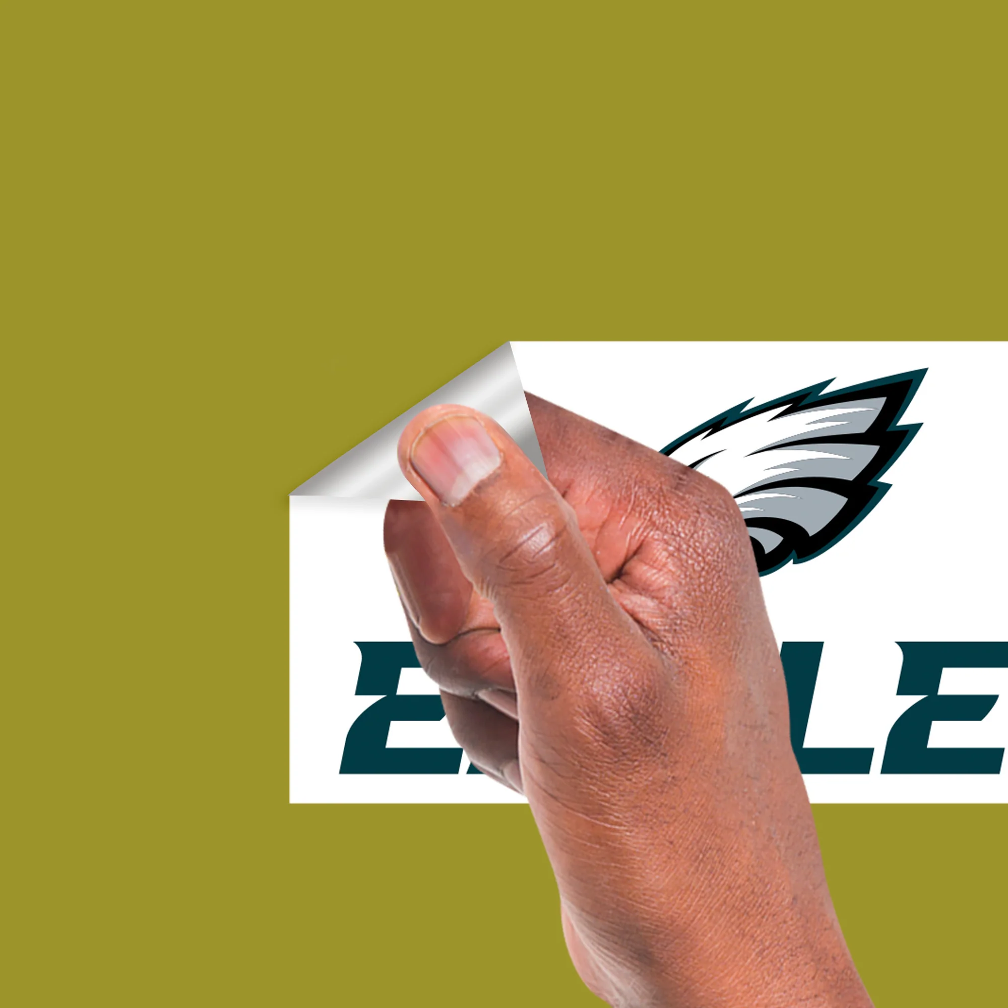 Jason Kelce - RealBig White Jersey Collection - Official NFL - Philadelphia Eagles - Reusable Vinyl Wall Decals - Image 4