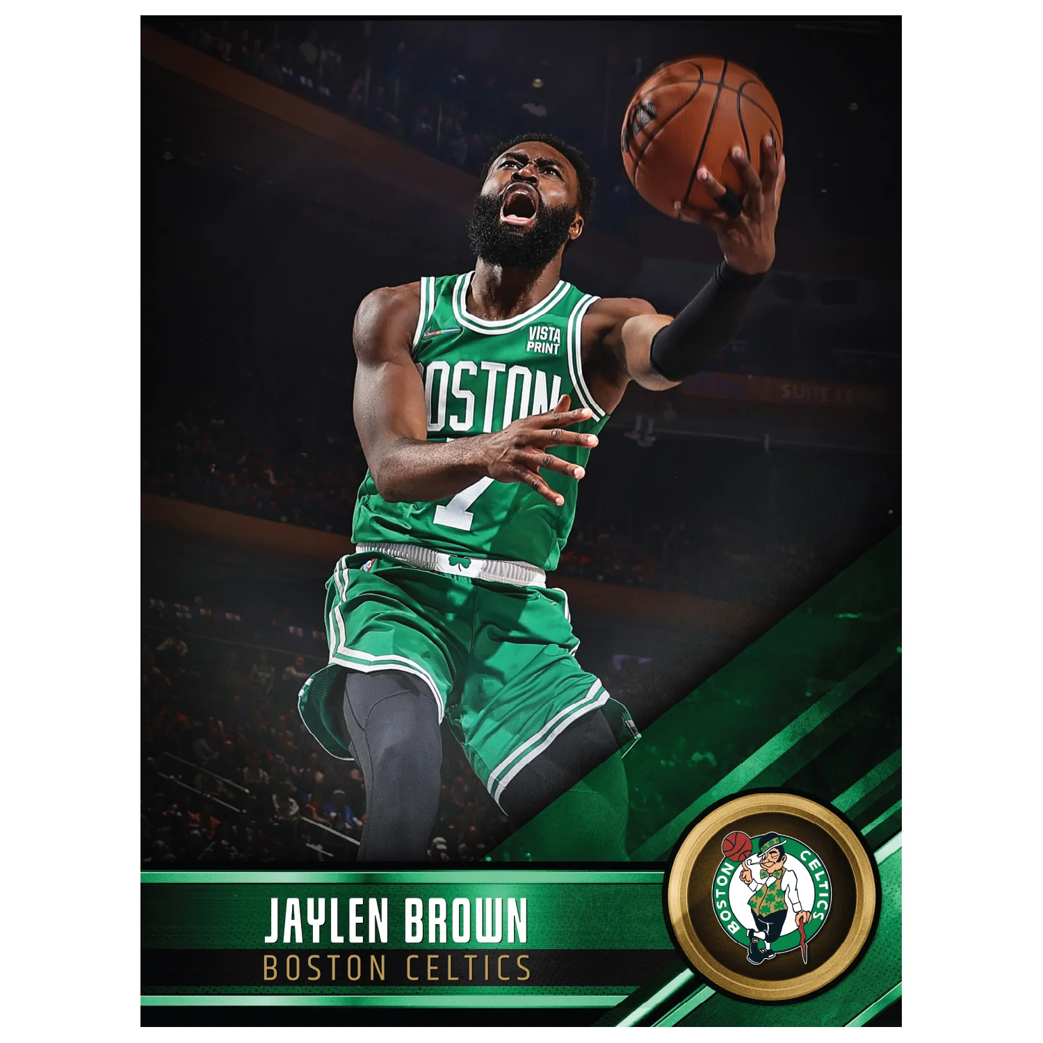 Jaylen Brown - Peel & Stick Poster - Official NBA - Boston Celtics - Reusable Vinyl Wall Decal - Image 3