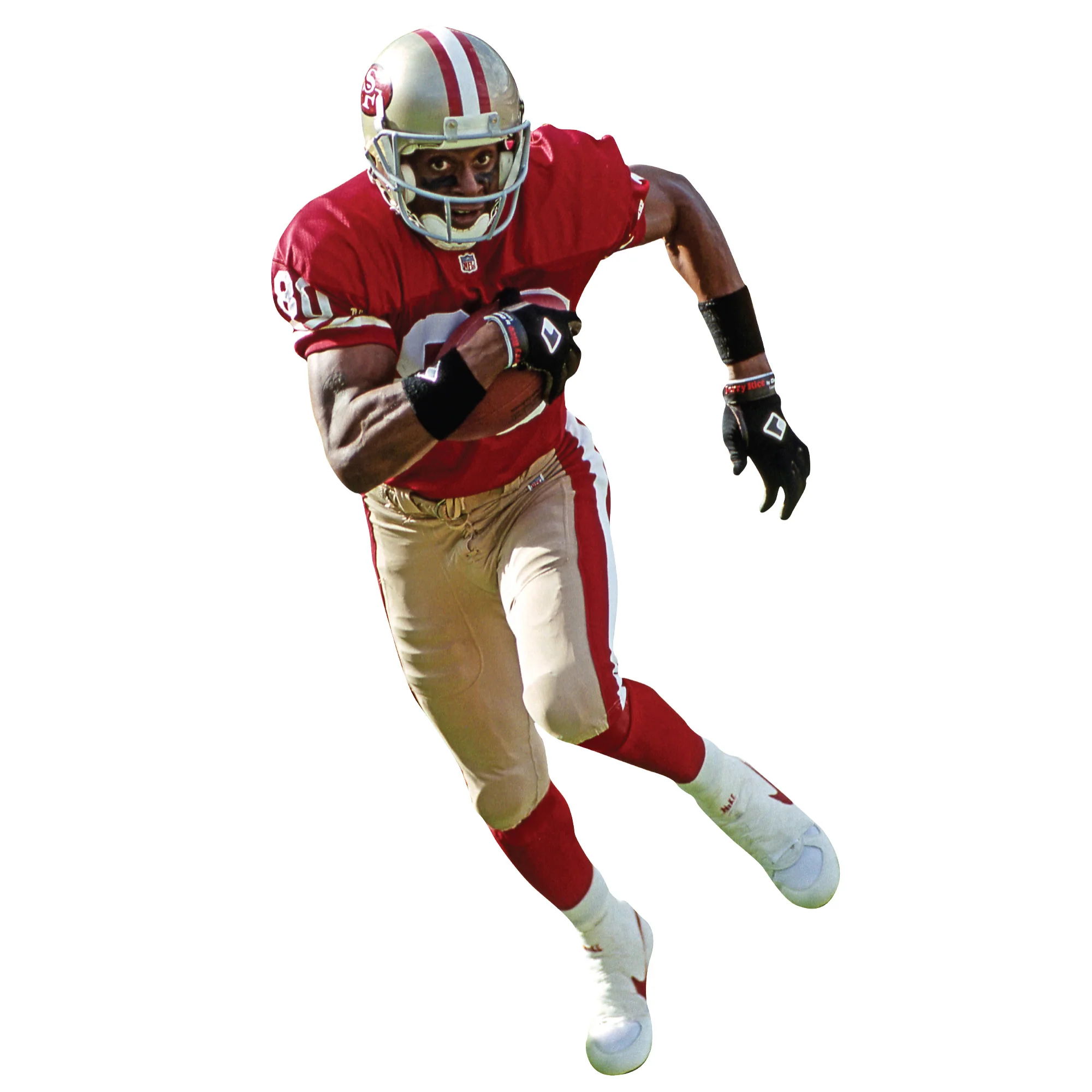 Jerry Rice - RealBig Legend Collection - Official NFL - San Francisco 49ers - Reusable Vinyl Wall Decals - Image 4