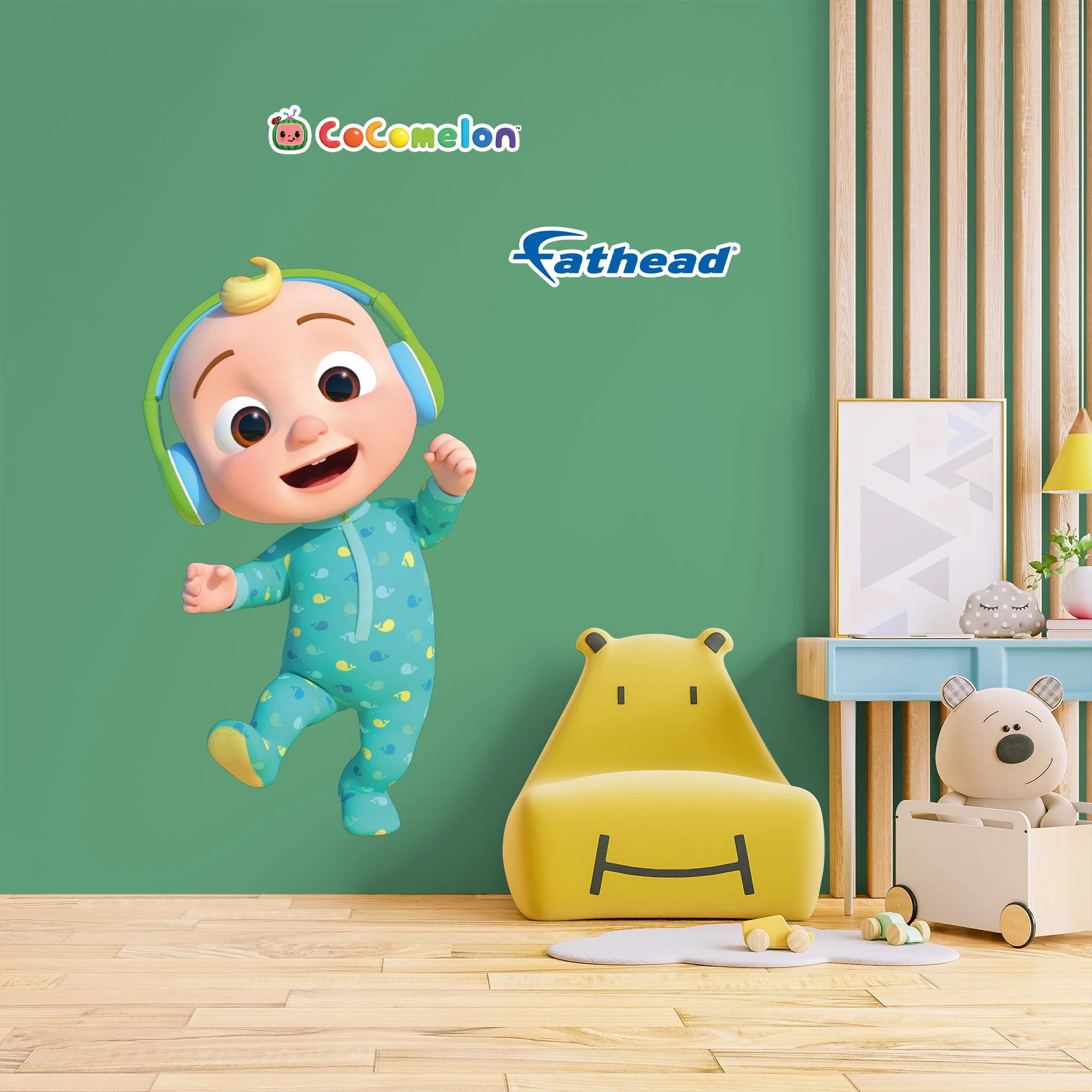 JJ - RealBig Collection - Official CoComelon - Reusable Vinyl Wall Decals #1 - Image 2