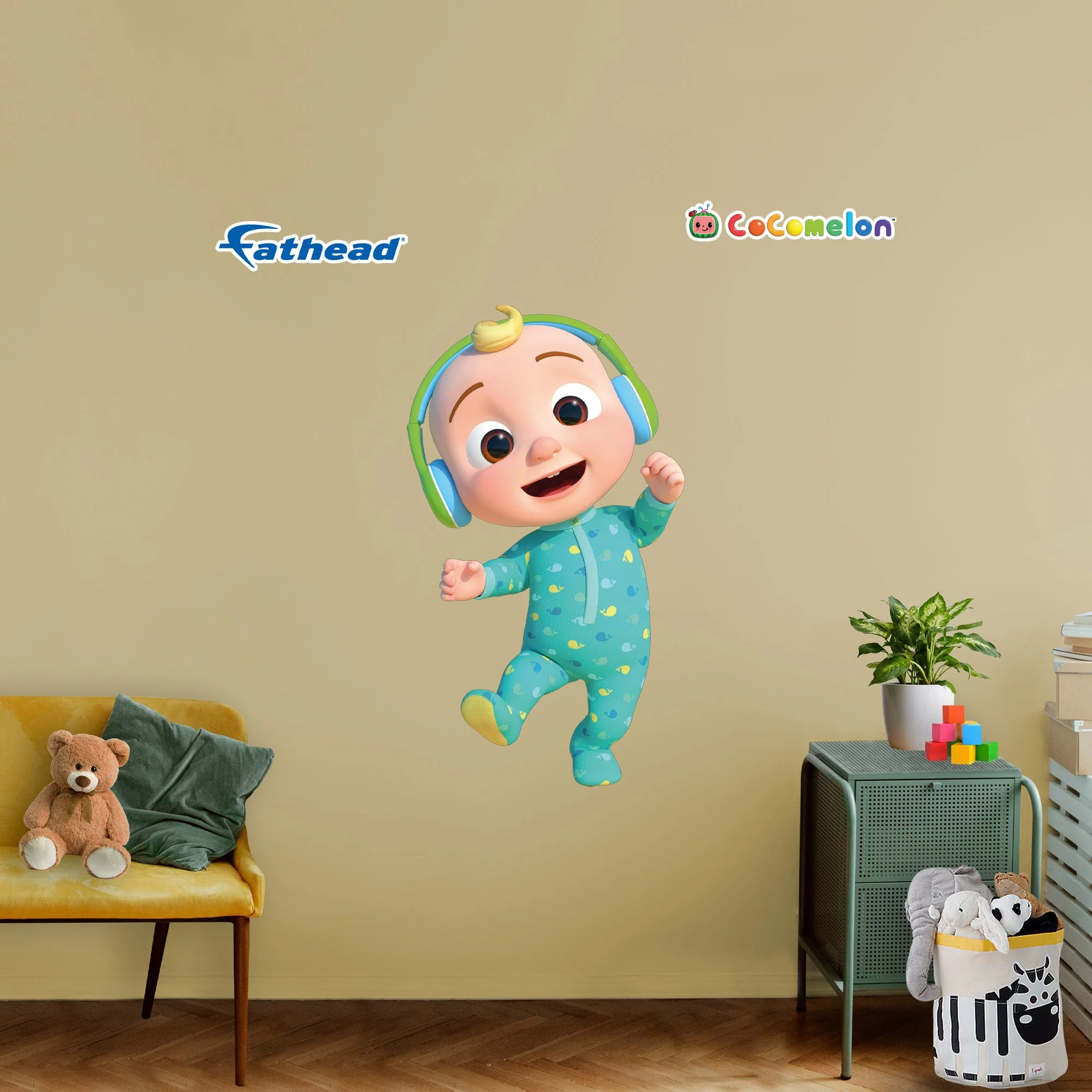 JJ - RealBig Collection - Official CoComelon - Reusable Vinyl Wall Decals #1 - Image 4