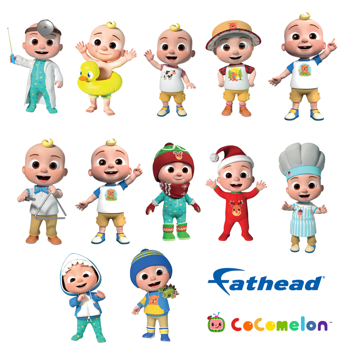 JJ - RealBig Collection - Official CoComelon - Reusable Vinyl Wall Decals #2 - Image 2