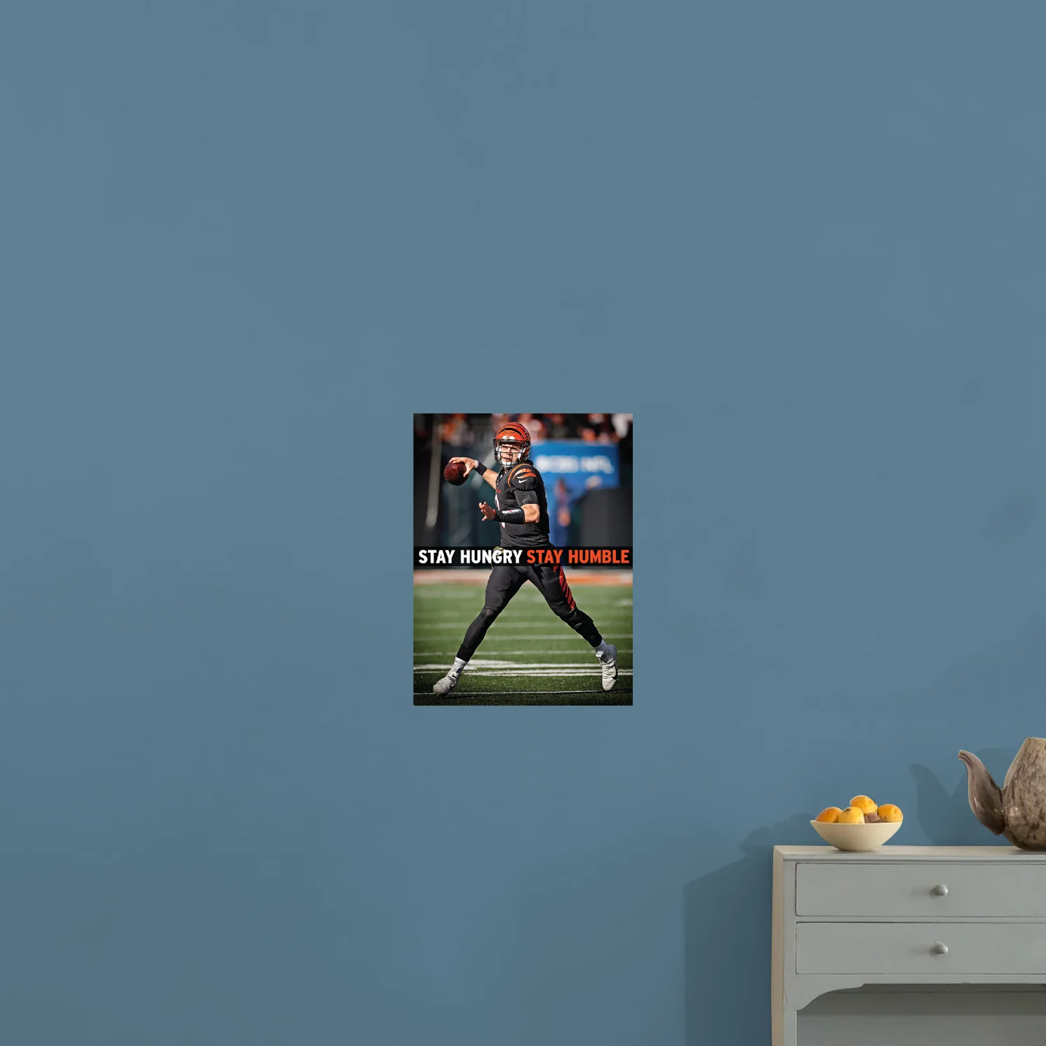 Joe Burrow - Motivational - Peel & Stick Poster - Official NFL - Cincinnati Bengals - Reusable Vinyl Wall Decal - Image 6