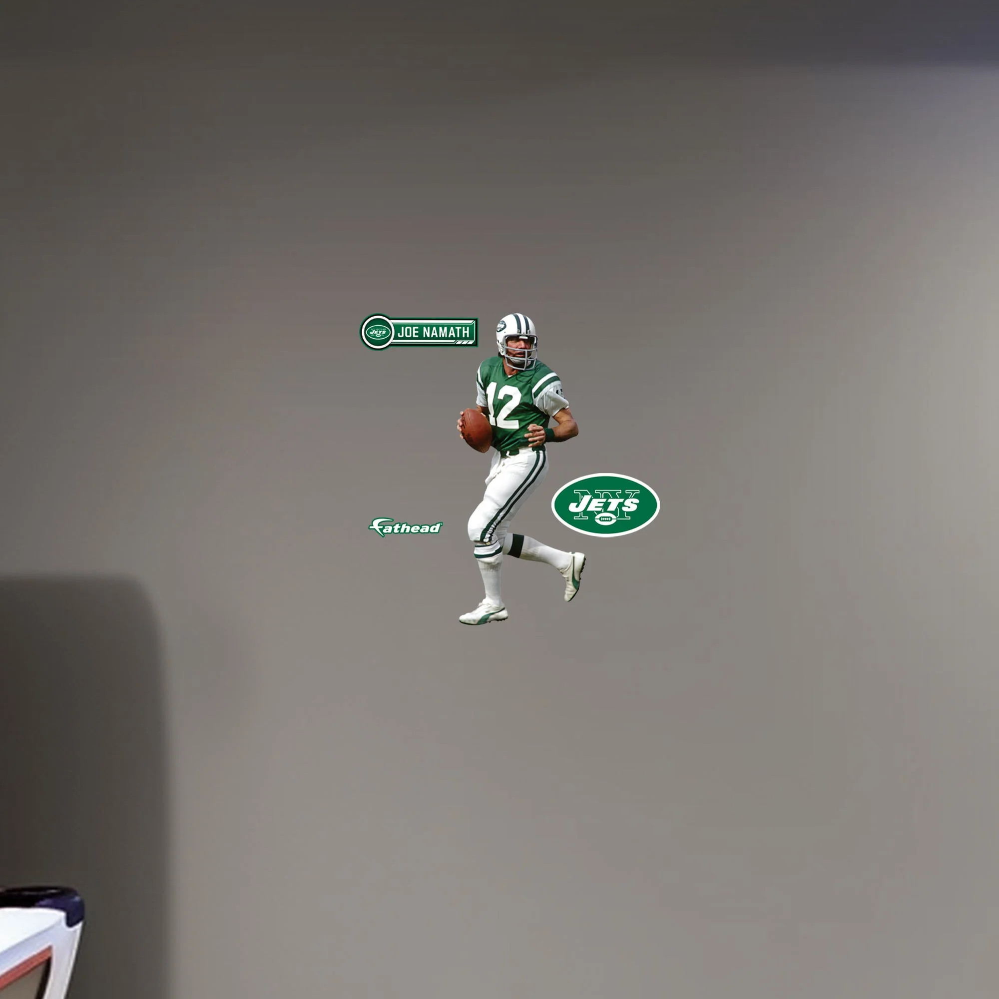 Joe Namath - RealBig Legend Collection - Official NFL - New York Jets - Reusable Vinyl Wall Decals - Image 8