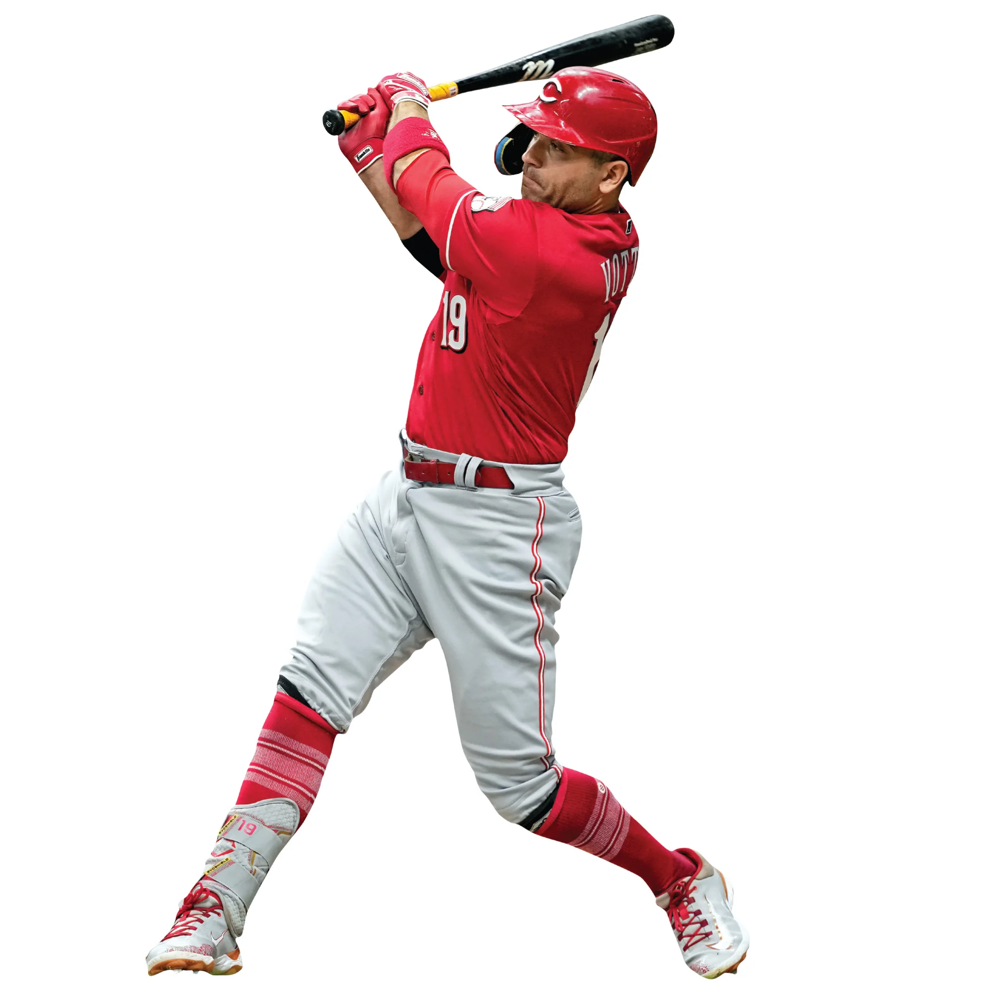 Joey Votto - RealBig Collection - Official MLB - Cincinnati Reds - Reusable Vinyl Wall Decals #2 - Image 5
