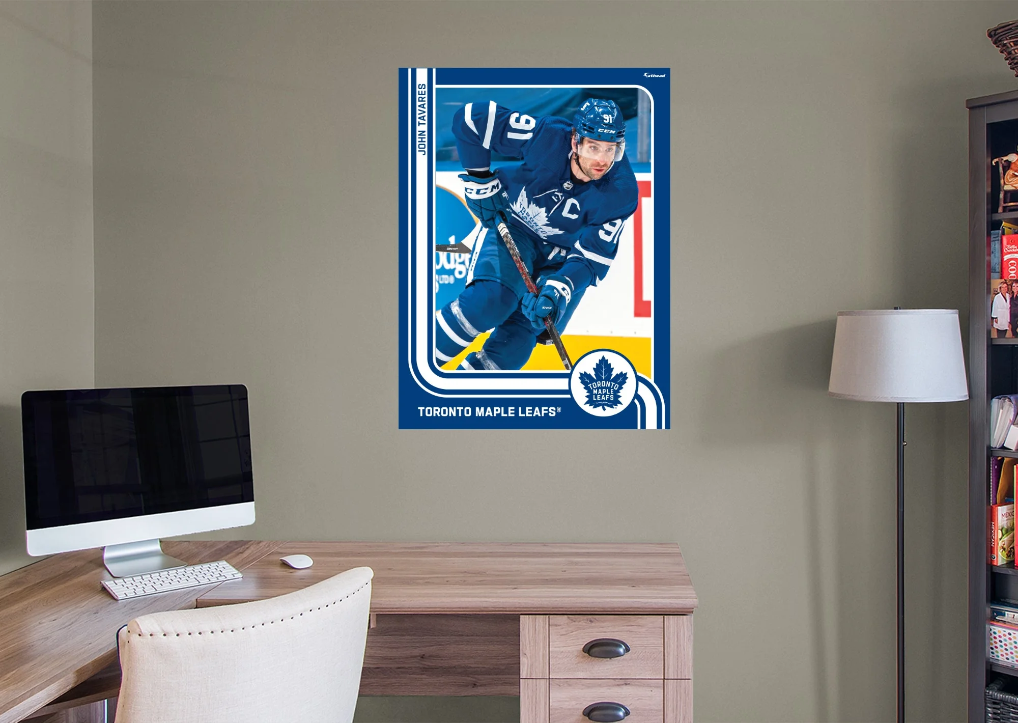 John Tavares - Peel & Stick Poster - Official NHL - Toronto Maple Leafs - Reusable Vinyl Wall Decal - Image 5