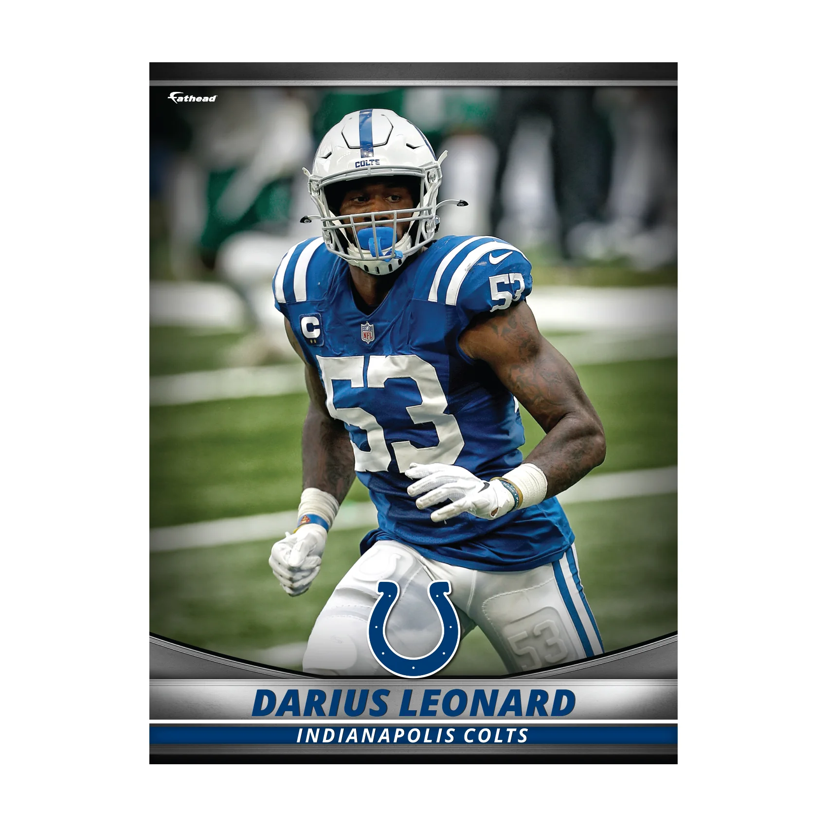 Jonathan Taylor - GameStars Series - Peel & Stick Poster - Official NFL - Indianapolis Colts - Reusable Vinyl Wall Decal
