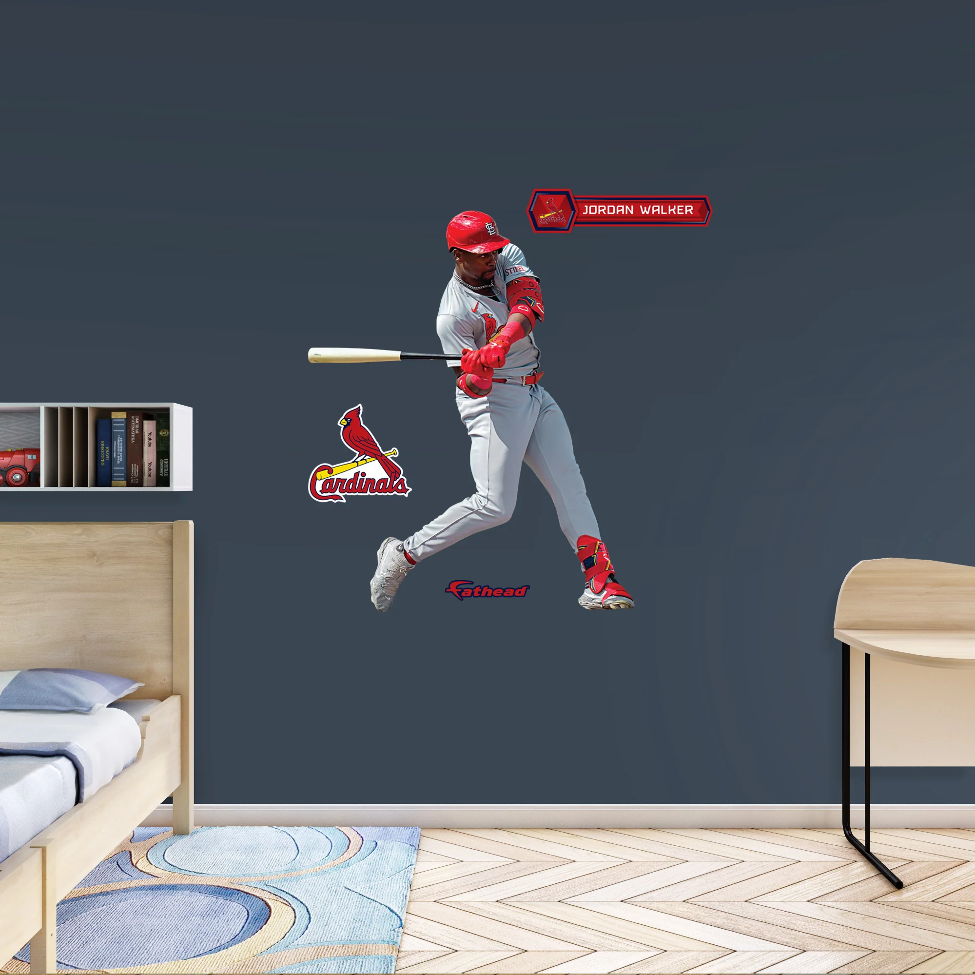 Jordan Walker - RealBig Collection - Official MLB - St. Louis Cardinals - Reusable Vinyl Wall Decals - Image 5