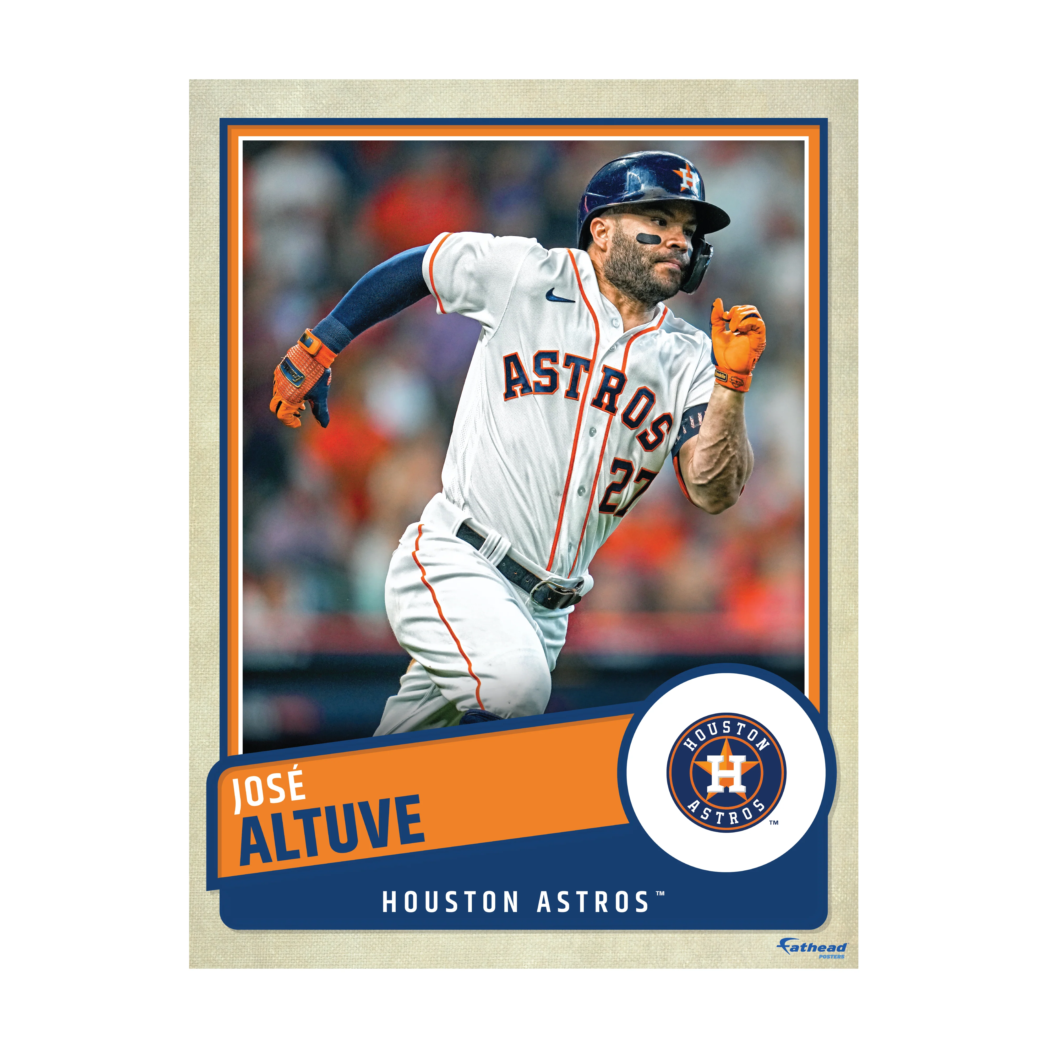 José Altuve - Peel & Stick Poster - Official MLB - Houston Astros - Reusable Vinyl Wall Decal - Image 4