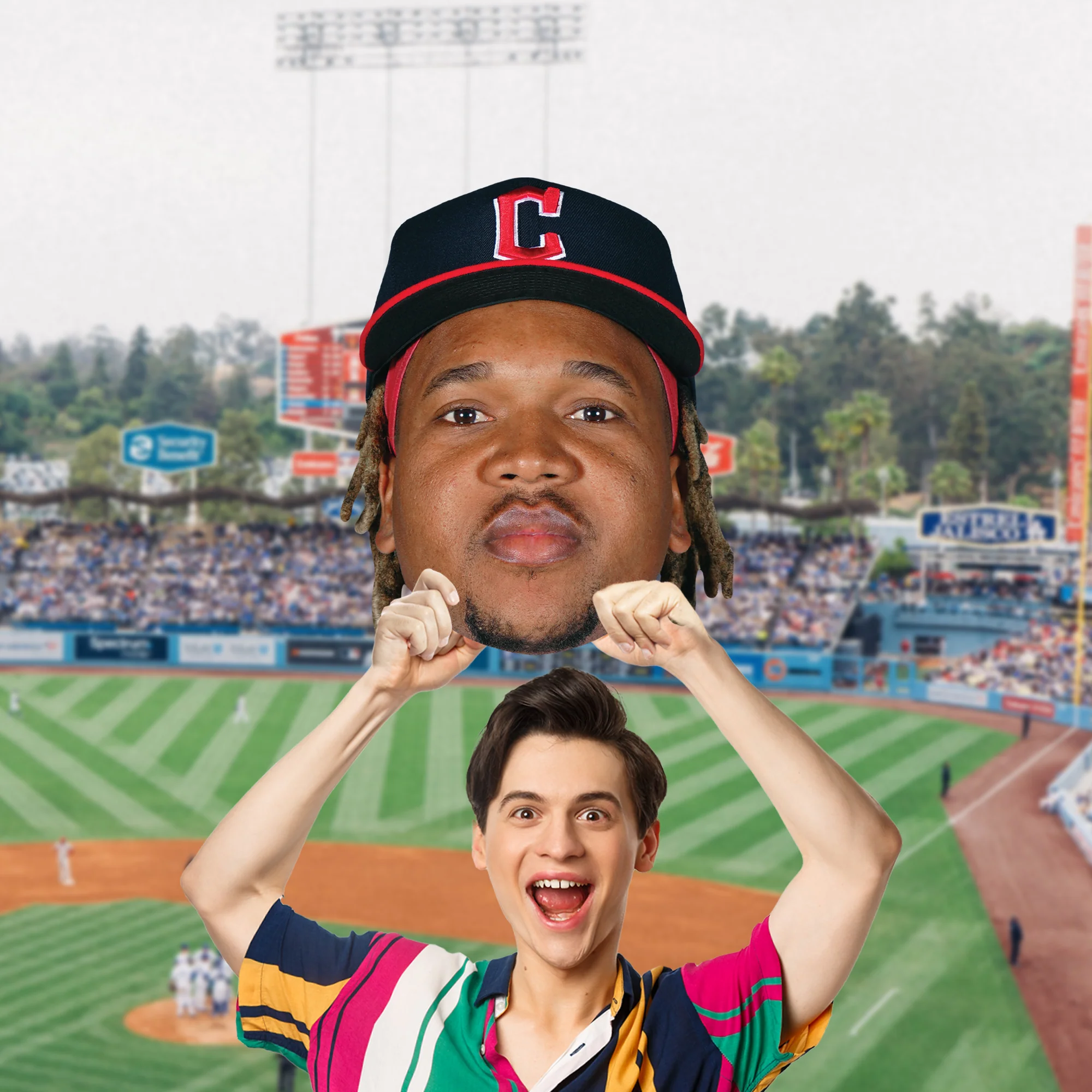 José Ramírez - Big Head - Official MLB - Cleveland Guardians - Foam Core Cutout - Image 2