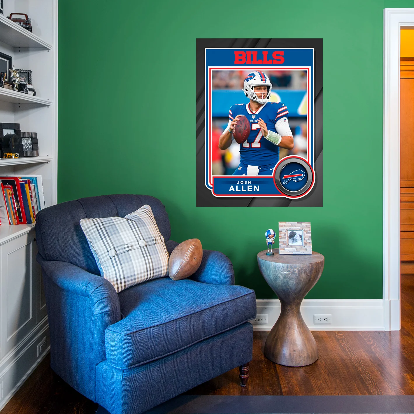 Josh Allen - Peel & Stick Poster - Official NFL - Buffalo Bills - Reusable Vinyl Wall Decal #2 - Image 3