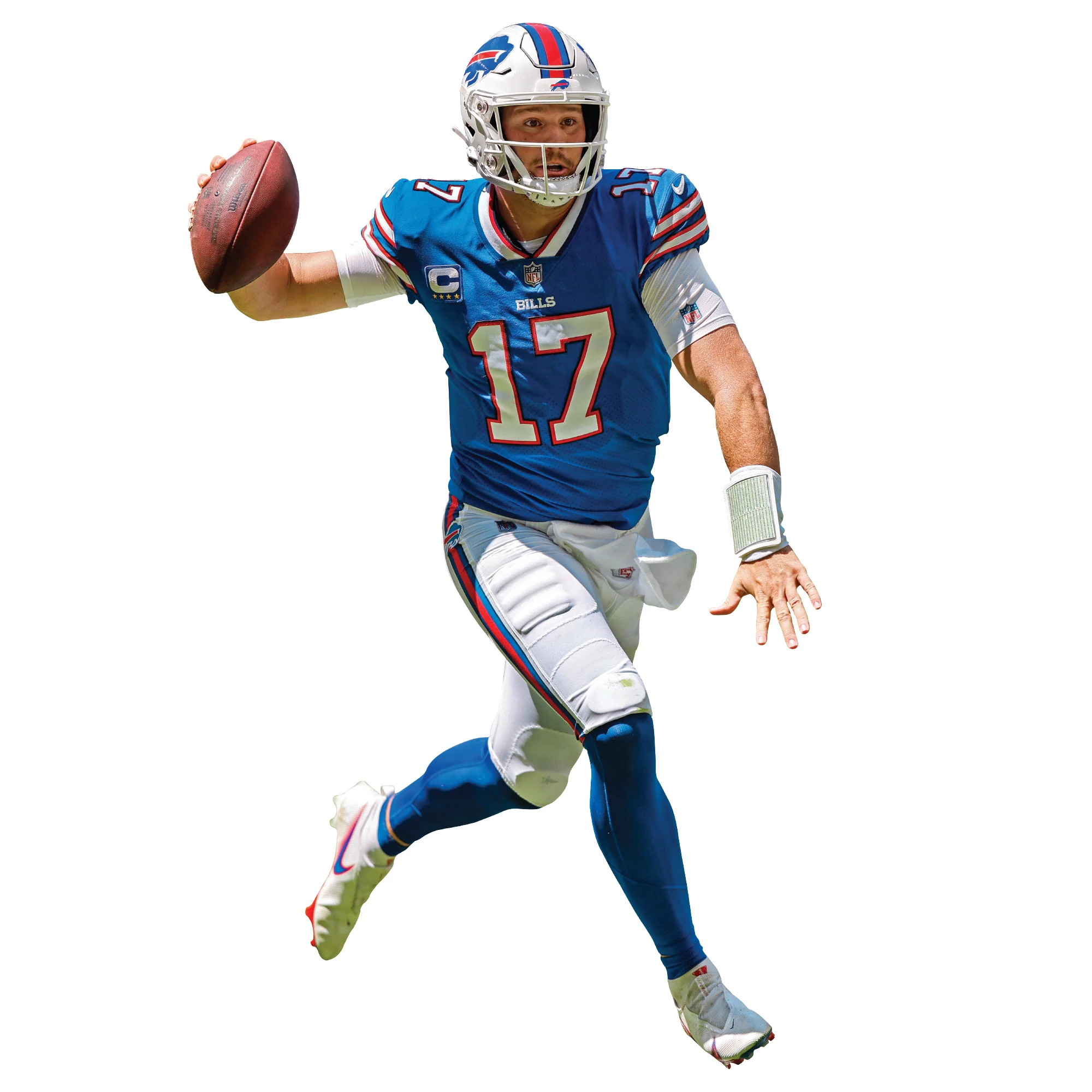 Josh Allen - RealBig Collection - Official NFL - Buffalo Bills - Reusable Vinyl Wall Decals #3 - Image 5